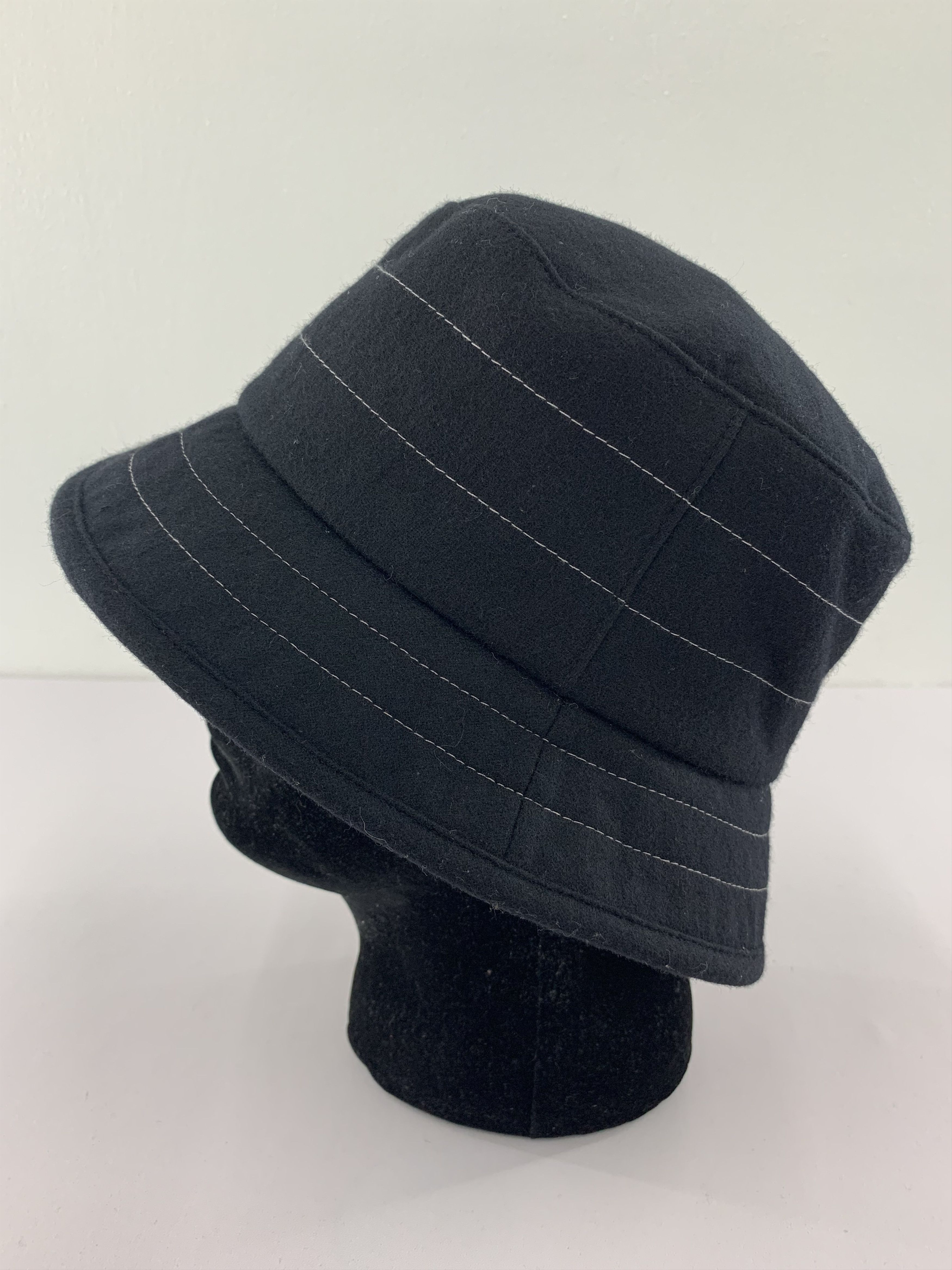 Japanese Brand Black Bucket Hats Nice Design - SS1228 Size ONE SIZE - 3 Thumbnail