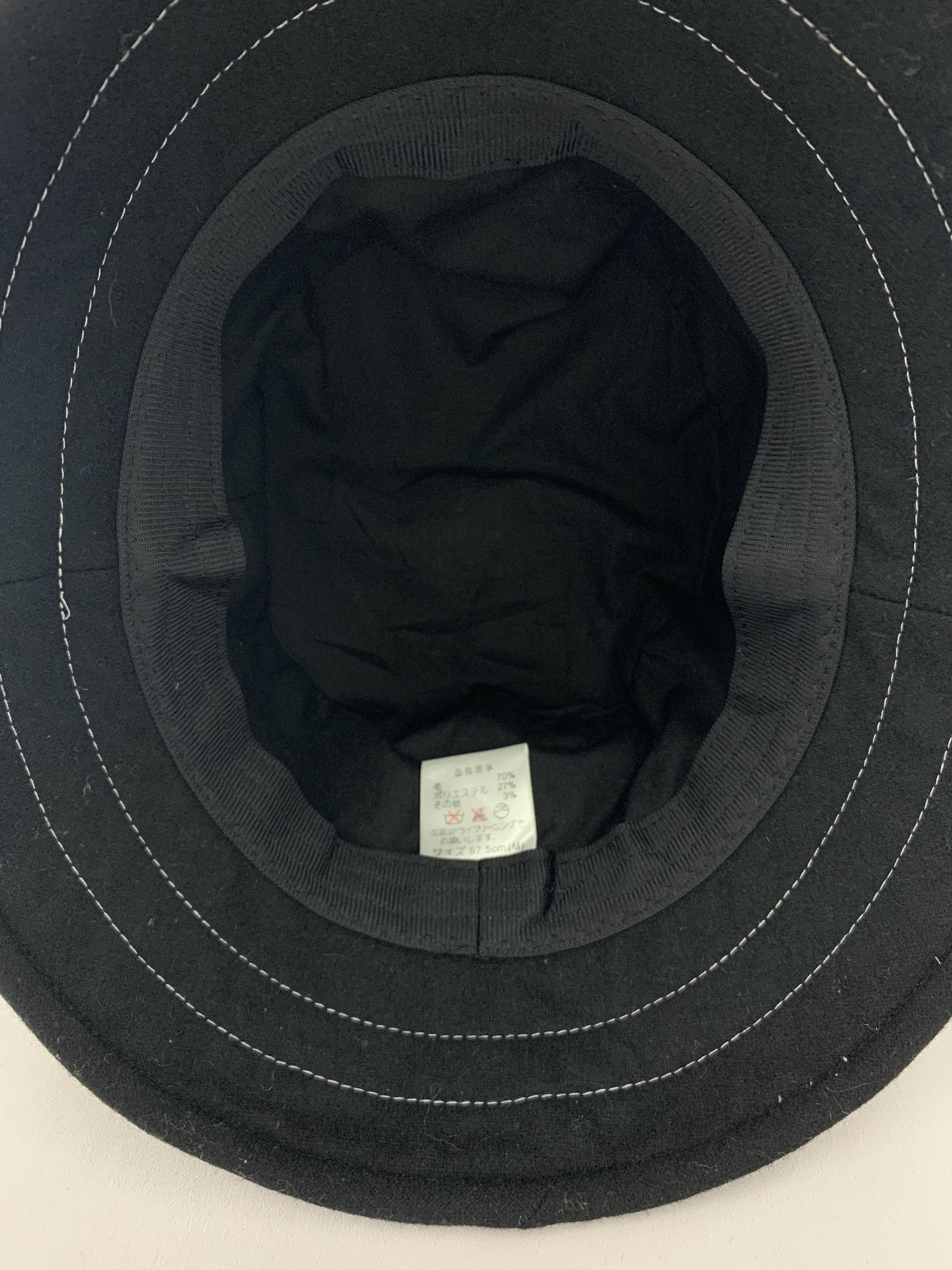 Japanese Brand Black Bucket Hats Nice Design - SS1228 Size ONE SIZE - 6 Thumbnail