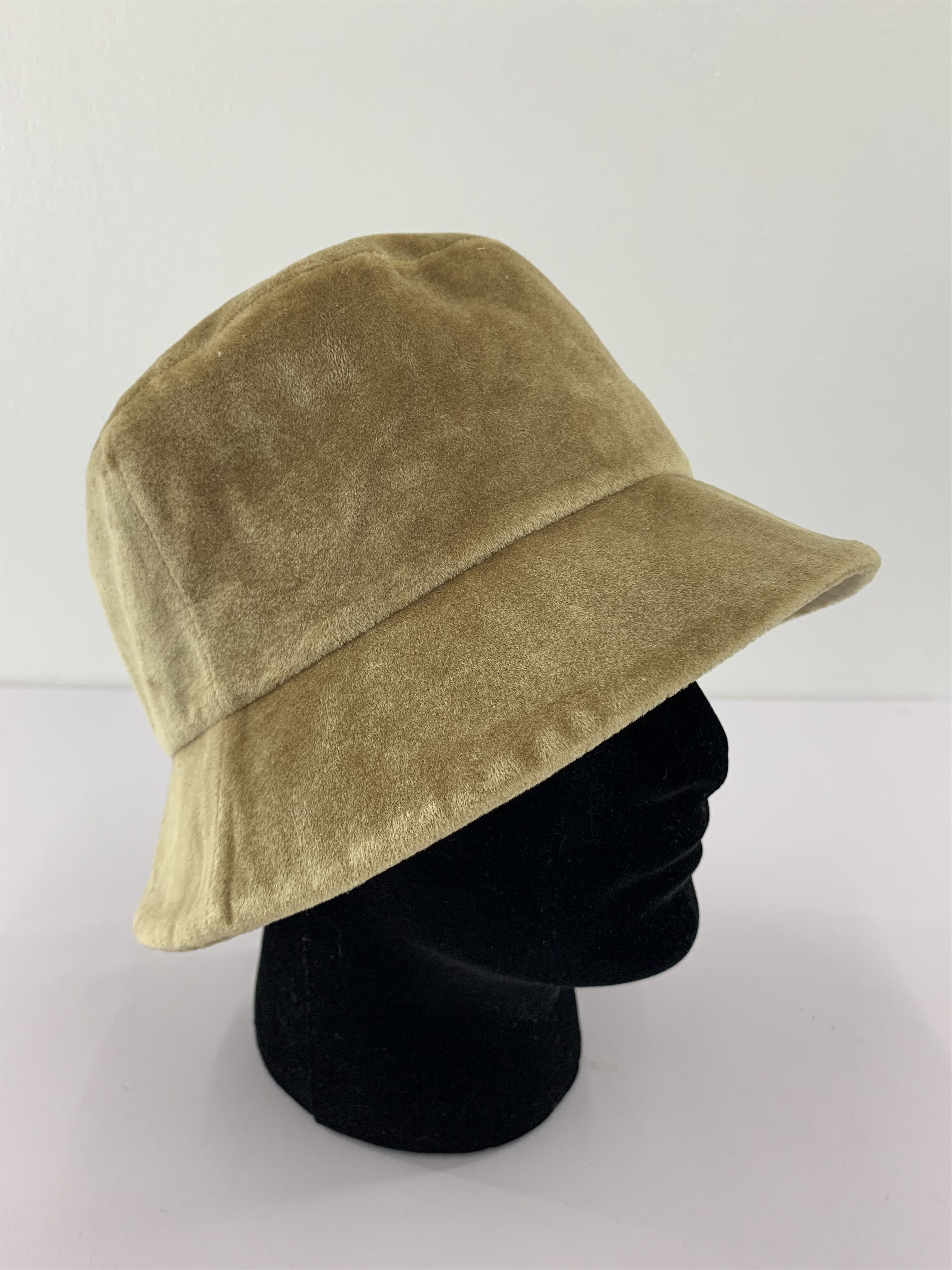 Japanese Brand Michel Klein Velvet Bucket Hats - SS1202 Size ONE SIZE - 4 Thumbnail