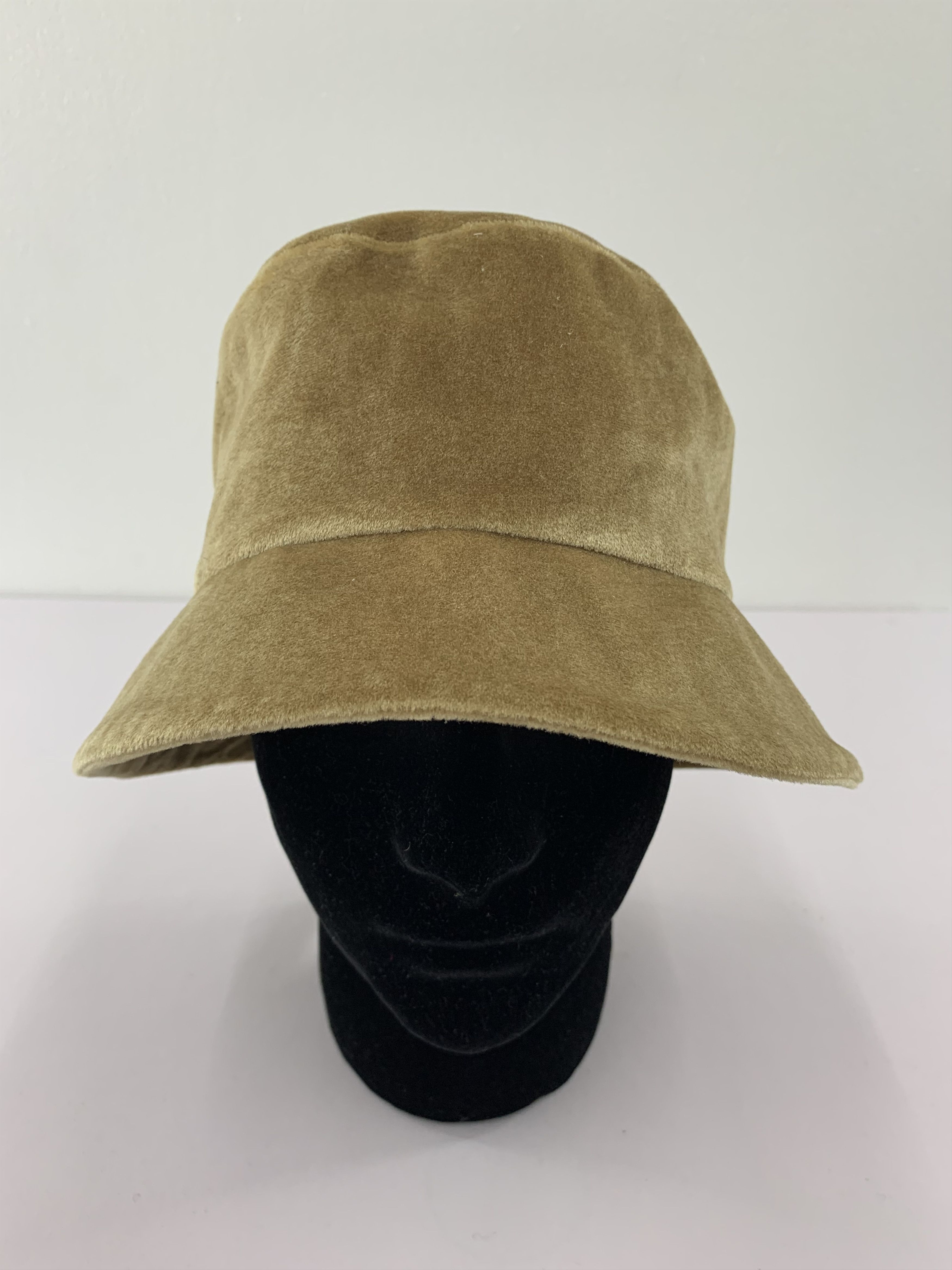 Japanese Brand Michel Klein Velvet Bucket Hats - SS1202 Size ONE SIZE - 2 Thumbnail