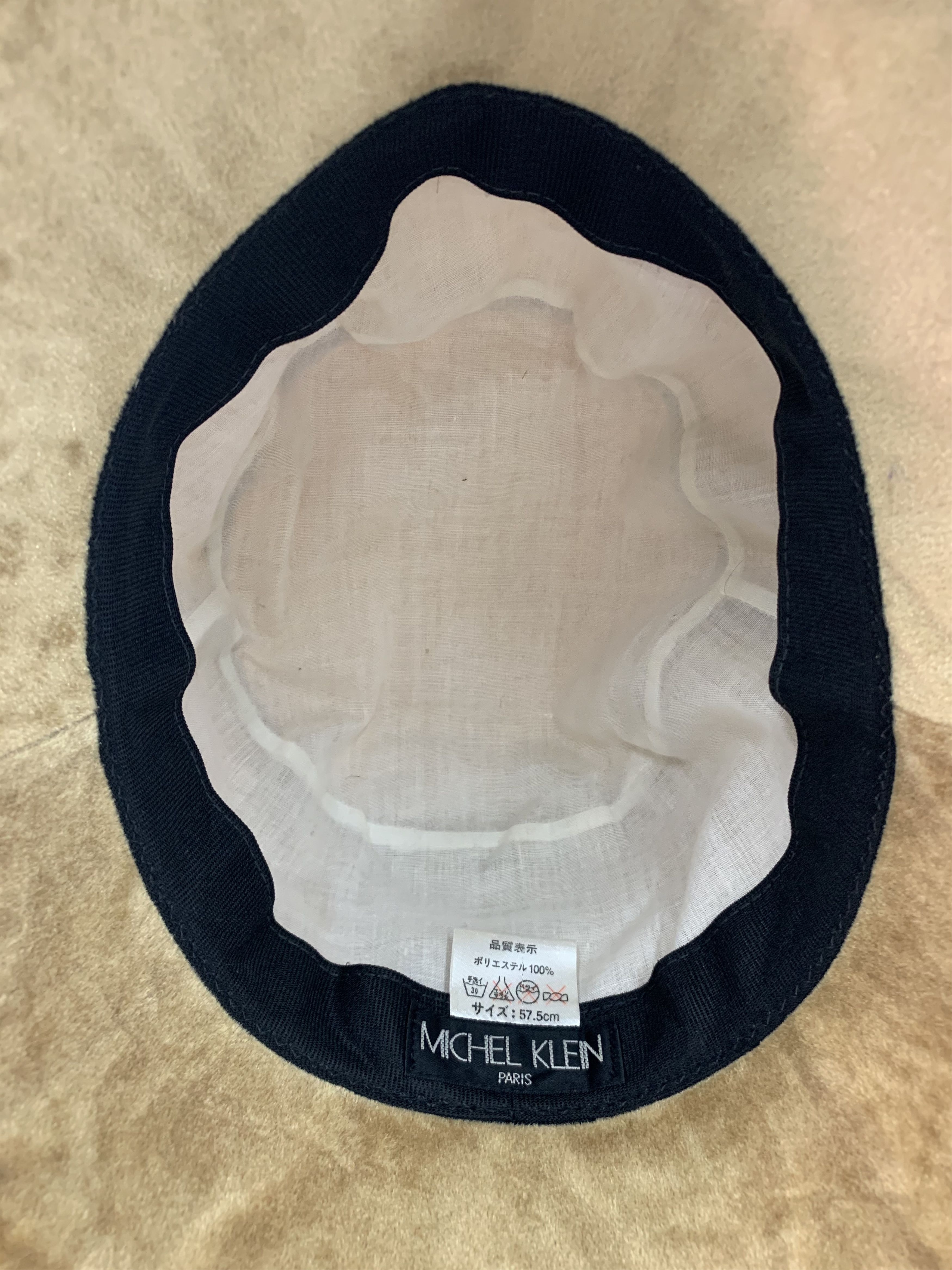 Japanese Brand Michel Klein Velvet Bucket Hats - SS1202 Size ONE SIZE - 7 Thumbnail