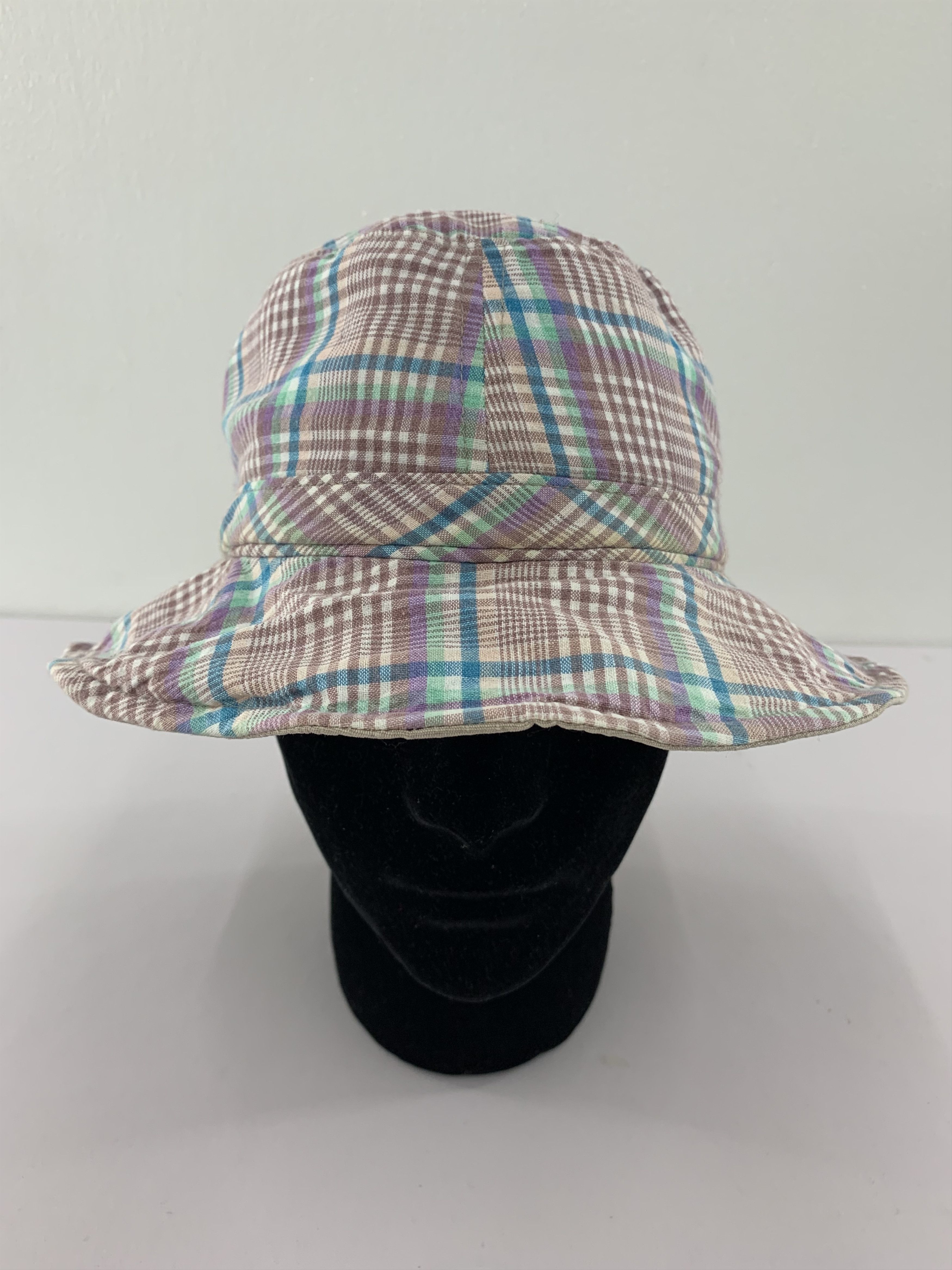 Japanese Brand Tartan Bucket Hats Nice Design - SS1192 Size ONE SIZE - 2 Thumbnail