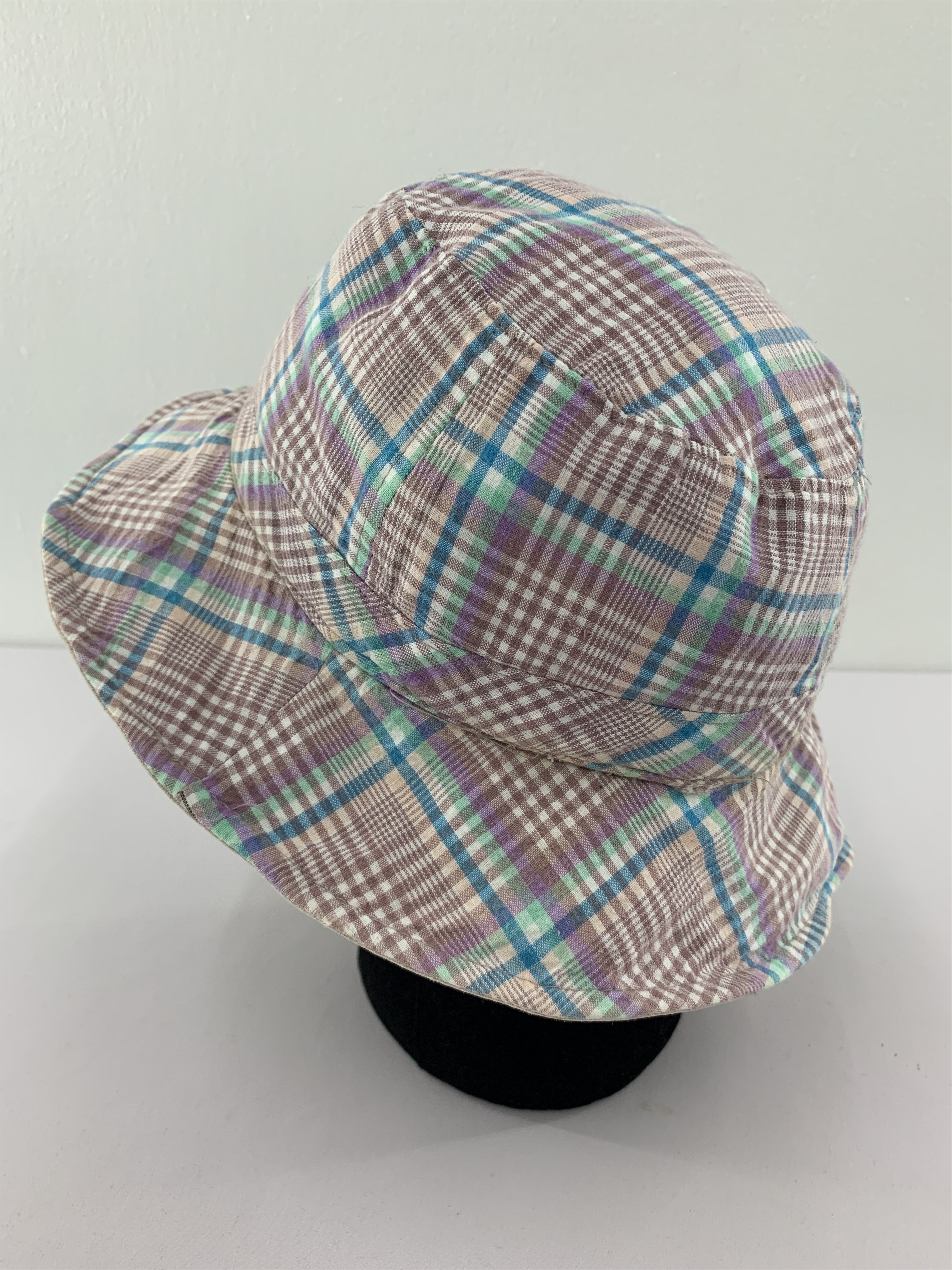Japanese Brand Tartan Bucket Hats Nice Design - SS1192 Size ONE SIZE - 5 Thumbnail