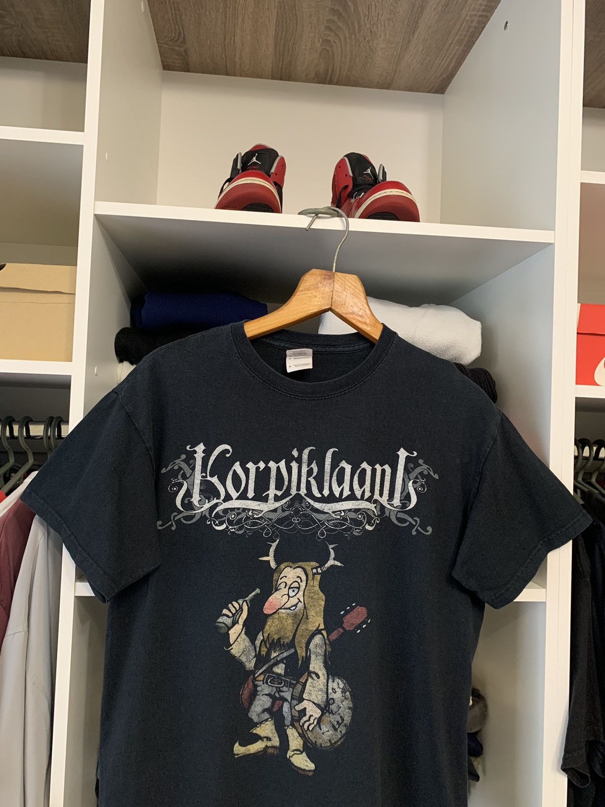 Band Tees Vintage 2006 Korpiklaani Happy Little Boozers T-shirt Size US M / EU 48-50 / 2 - 3 Thumbnail