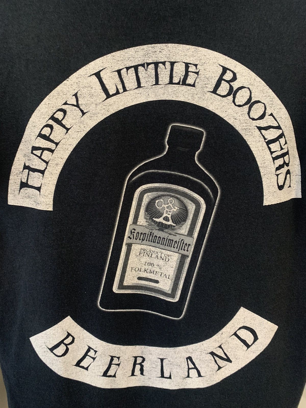 Band Tees Vintage 2006 Korpiklaani Happy Little Boozers T-shirt Size US M / EU 48-50 / 2 - 18 Thumbnail