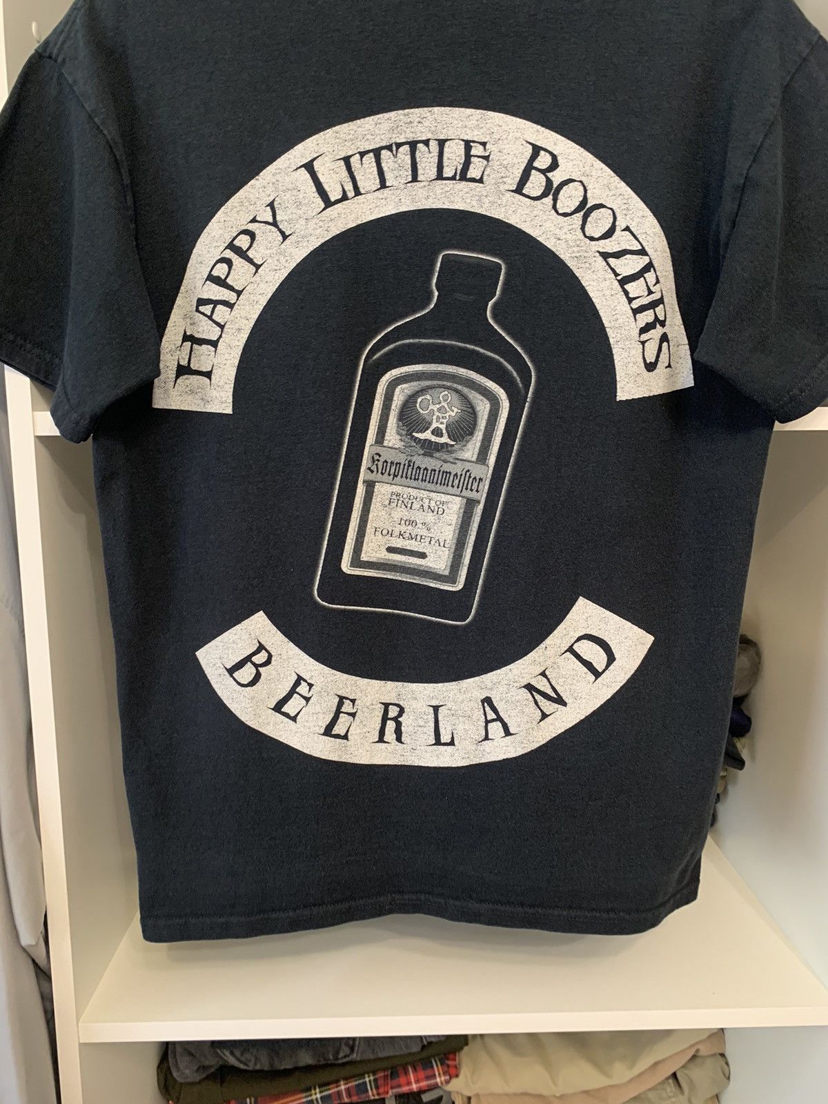 Band Tees Vintage 2006 Korpiklaani Happy Little Boozers T-shirt Size US M / EU 48-50 / 2 - 21 Thumbnail