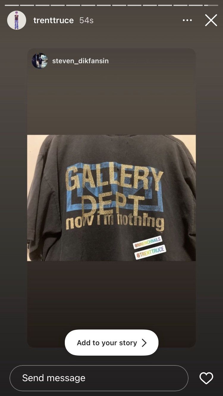 Gallery Dept. × Vintage Gallery dept. 1 of 1 nine inch nails 1994 vintage tee fit XL Size US XL / EU 56 / 4 - 12 Thumbnail