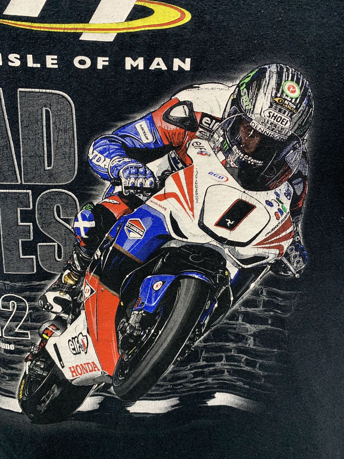 Vintage Vintage 2012 Isle of Man TT Moto Racing T-shirt Size US M / EU 48-50 / 2 - 7 Thumbnail