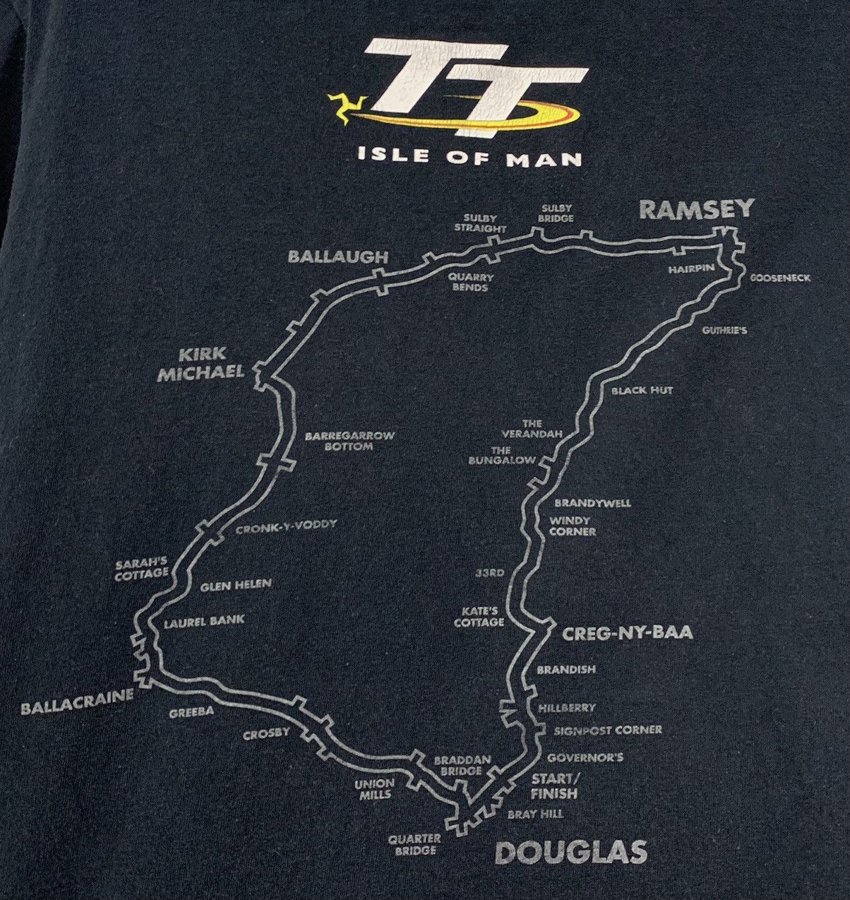 Vintage Vintage 2012 Isle of Man TT Moto Racing T-shirt Size US M / EU 48-50 / 2 - 13 Thumbnail