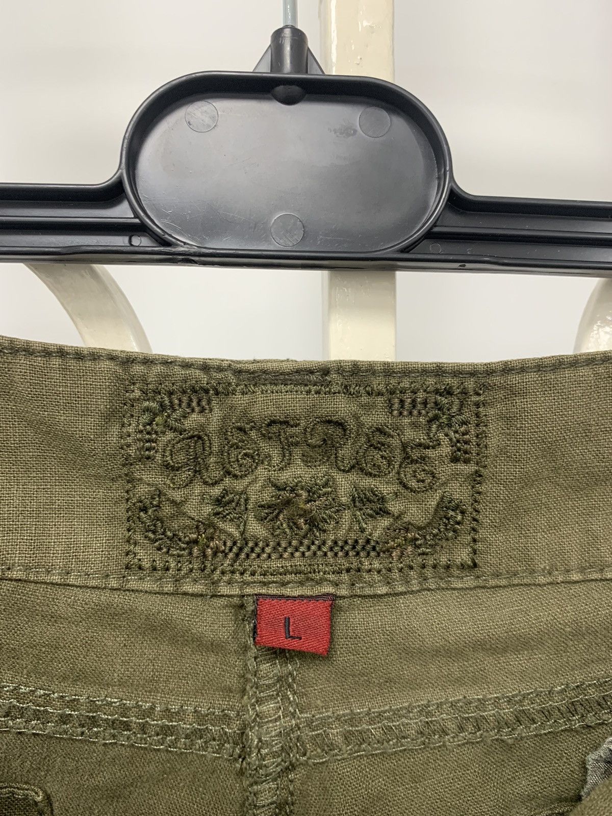 Japanese Brand New! Y2K Women’s Multipocket Cargo Pants Size 34" / US 12 / IT 48 - 8 Thumbnail