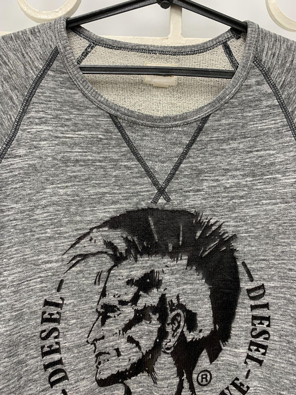 Diesel Diesel Only The Brave Punk Big Logo Sweatshirt Size US L / EU 52-54 / 3 - 9 Thumbnail