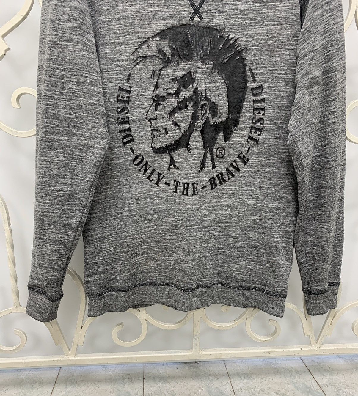 Diesel Diesel Only The Brave Punk Big Logo Sweatshirt Size US L / EU 52-54 / 3 - 11 Thumbnail