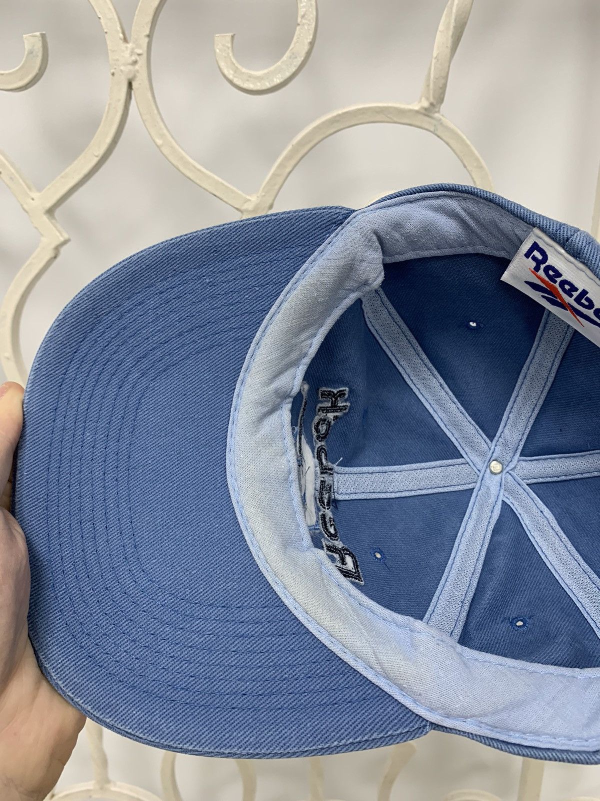 Reebok × Vintage Vintage Reebok Big Logo Faded Cap Hat Size ONE SIZE - 16 Thumbnail