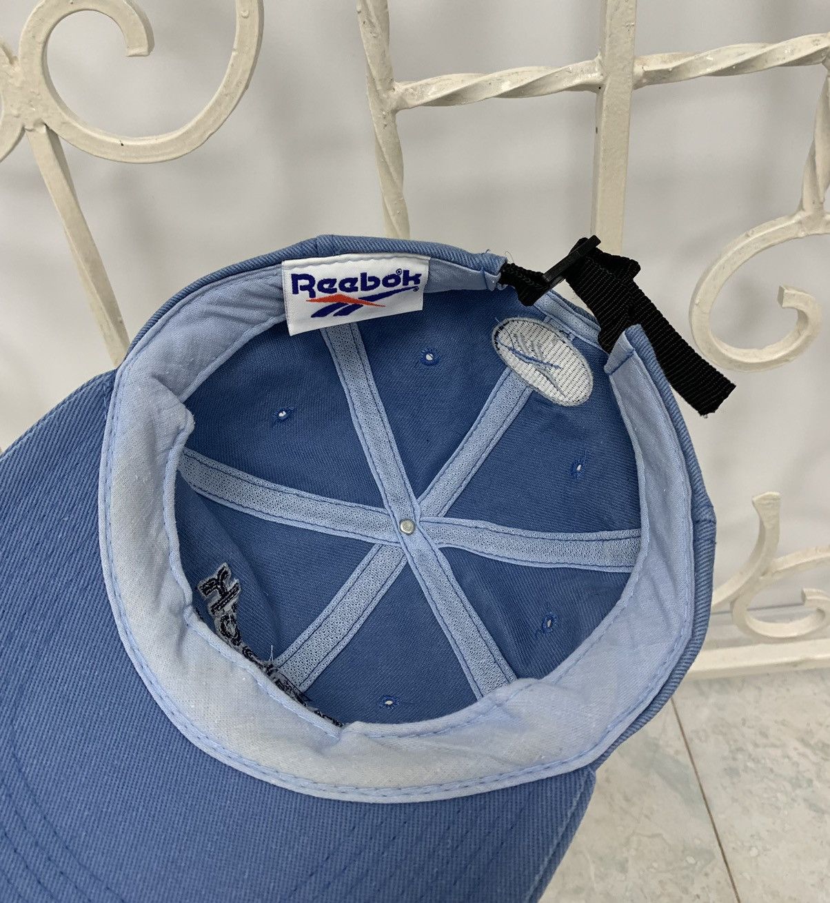Reebok × Vintage Vintage Reebok Big Logo Faded Cap Hat Size ONE SIZE - 17 Thumbnail