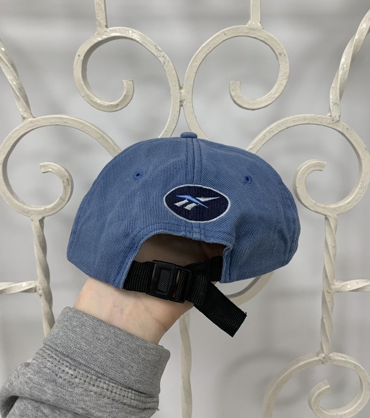 Reebok × Vintage Vintage Reebok Big Logo Faded Cap Hat Size ONE SIZE - 14 Thumbnail