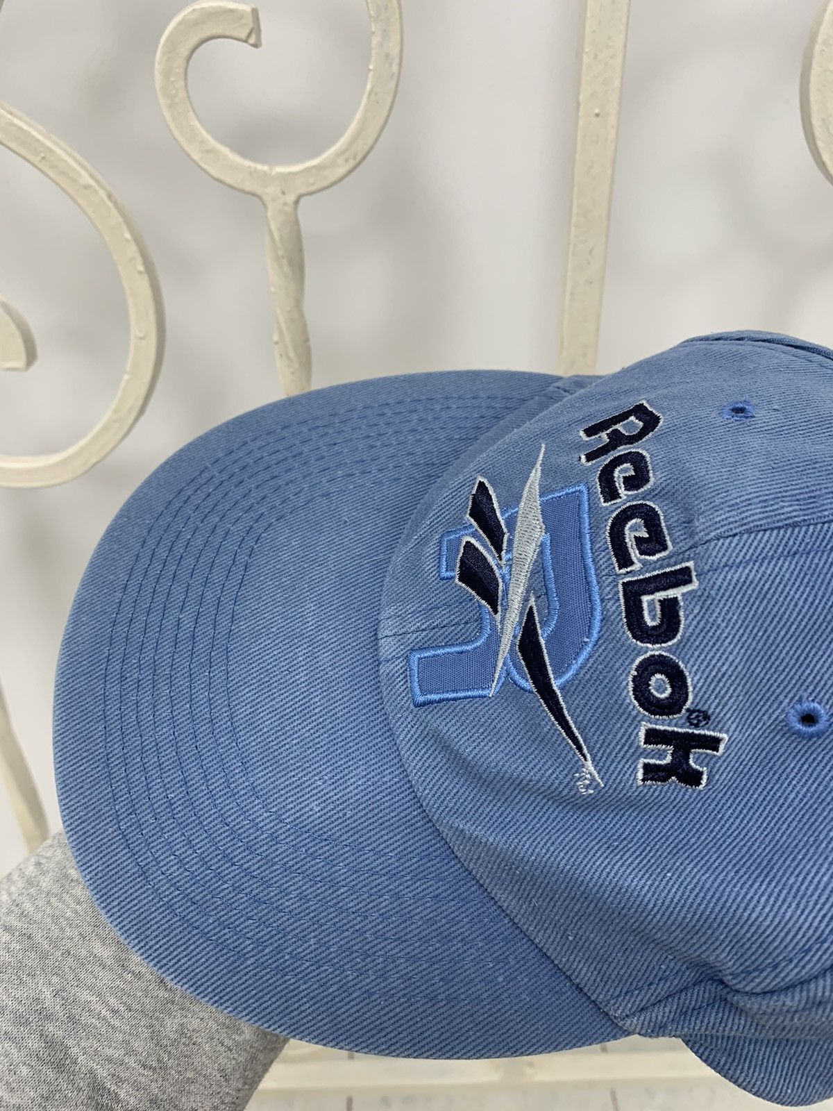 Reebok × Vintage Vintage Reebok Big Logo Faded Cap Hat Size ONE SIZE - 8 Thumbnail