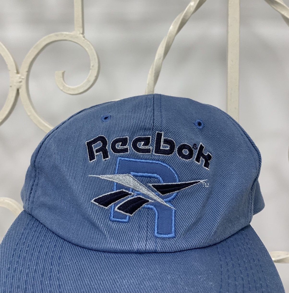 Reebok × Vintage Vintage Reebok Big Logo Faded Cap Hat Size ONE SIZE - 7 Thumbnail