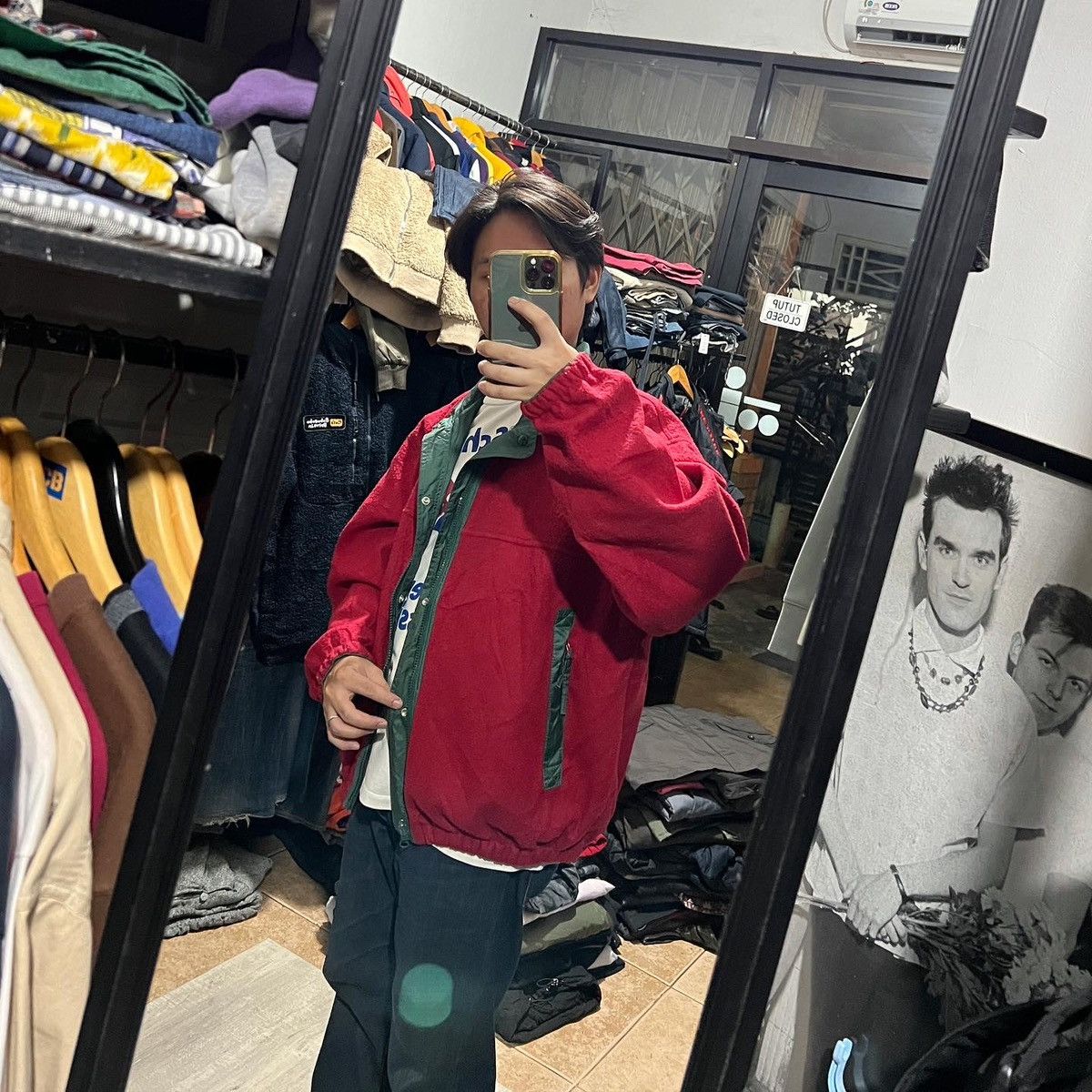 Japanese Brand Vintage blueky reversible fleece jacket Size US M / EU 48-50 / 2 - 12 Thumbnail