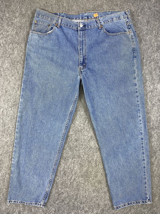 Vintage LL Bean Relaxed Fit Flannel Lined Jeans Mens Size 44x29 (42x29