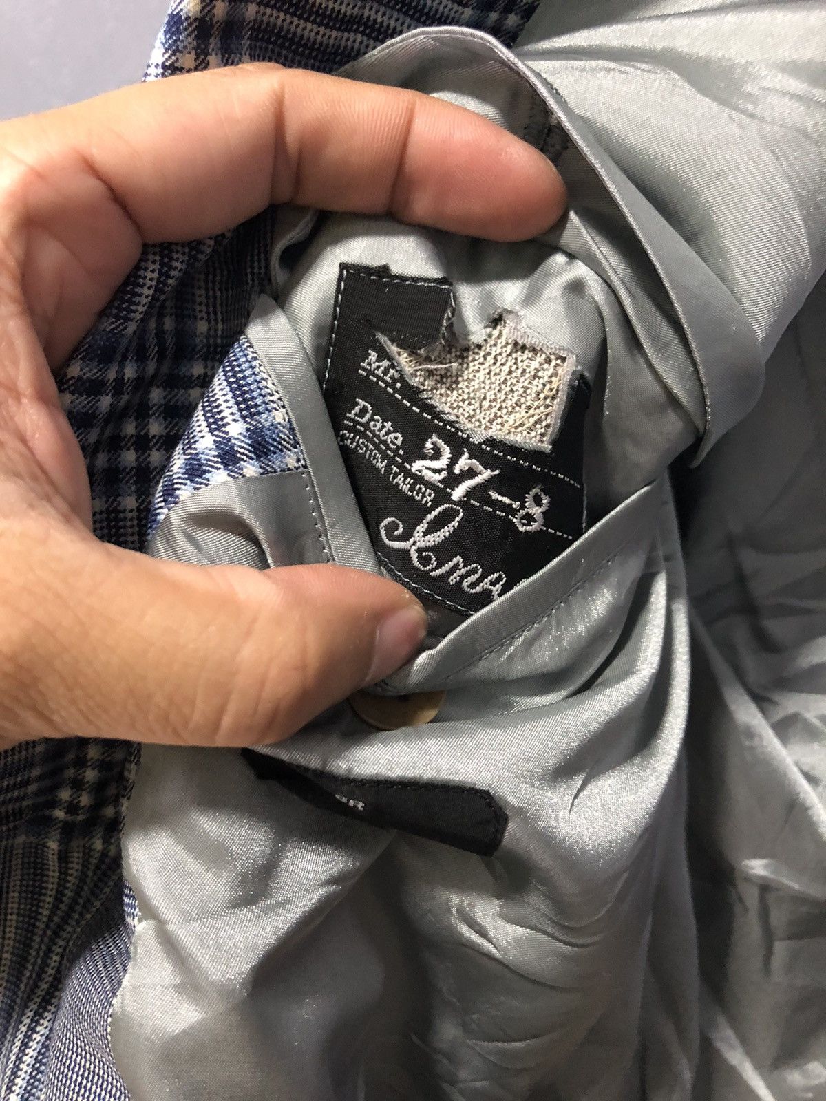 Designer × Ermenegildo Zegna × Vintage VINTAGE ERMENEGILDO ZEGNA WOOL & SILK CUSTOM TAILOR BY IMAZU Size US M / EU 48-50 / 2 - 11 Thumbnail