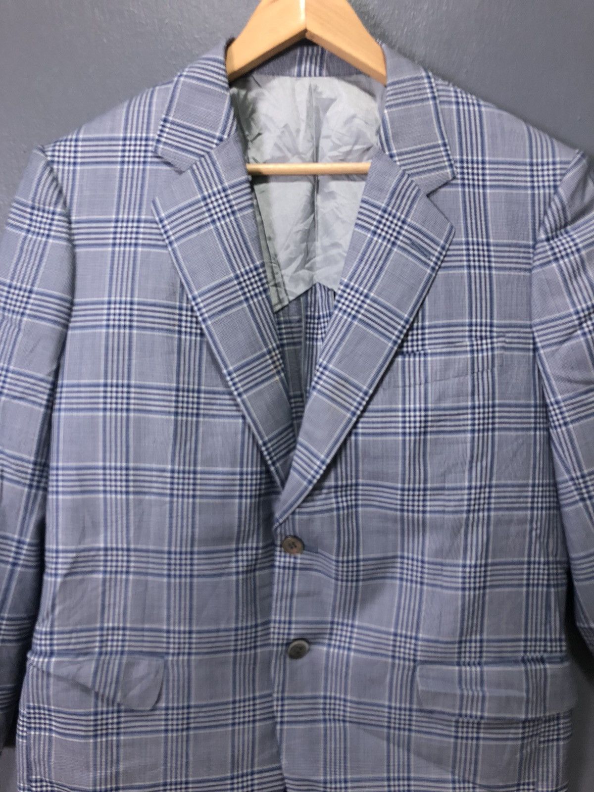 Designer × Ermenegildo Zegna × Vintage VINTAGE ERMENEGILDO ZEGNA WOOL & SILK CUSTOM TAILOR BY IMAZU Size US M / EU 48-50 / 2 - 3 Thumbnail