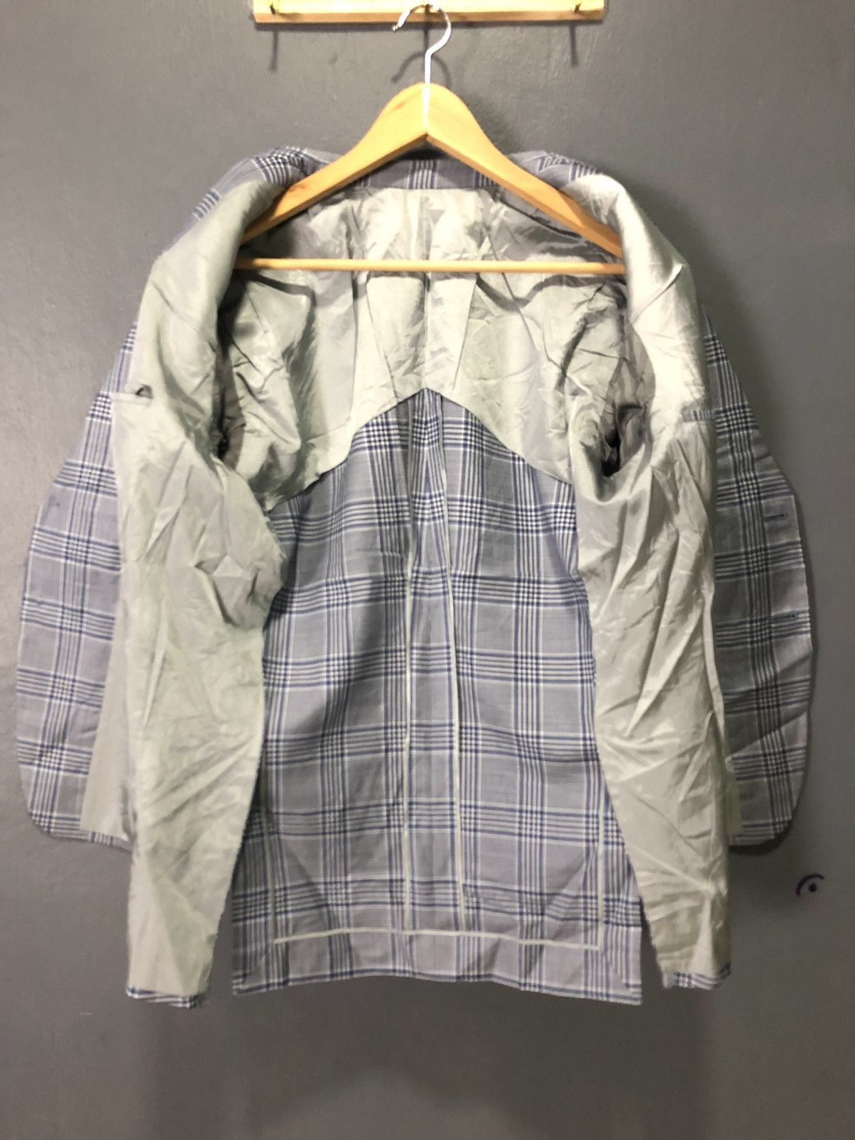 Designer × Ermenegildo Zegna × Vintage VINTAGE ERMENEGILDO ZEGNA WOOL & SILK CUSTOM TAILOR BY IMAZU Size US M / EU 48-50 / 2 - 6 Thumbnail