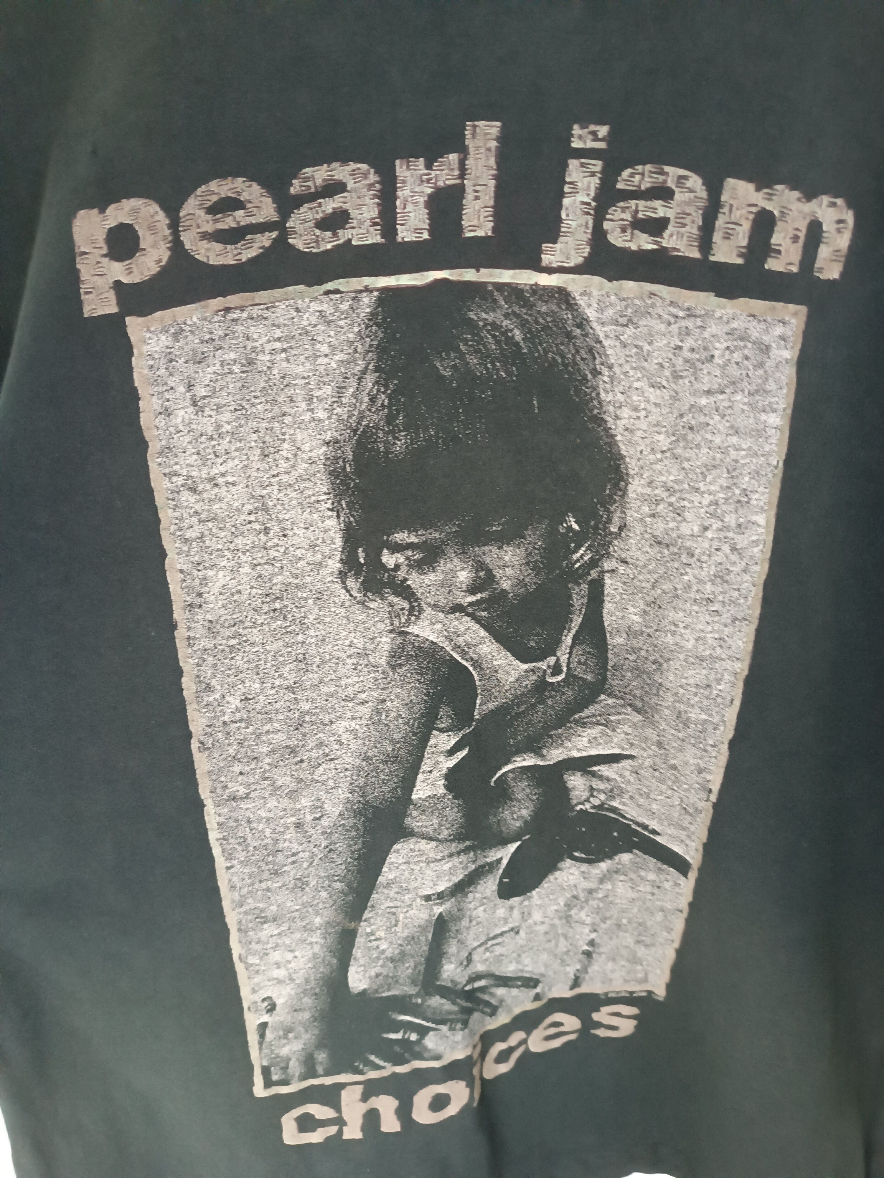 Band Tees VINTAGE '92 PEARL JAM 'CHOICES' ALTERED (hole soundgarden) Size US L / EU 52-54 / 3 - 8 Thumbnail