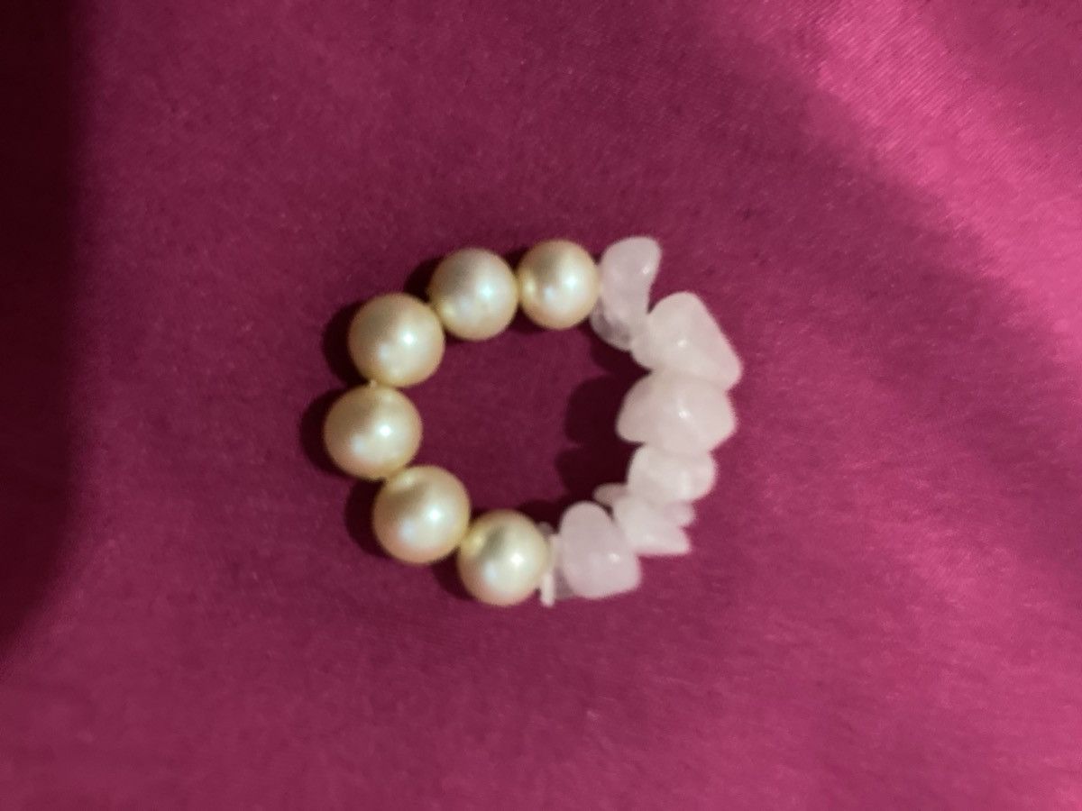 Jewelry Faux pearl and Rose Quartz Size ONE SIZE - 2 Thumbnail