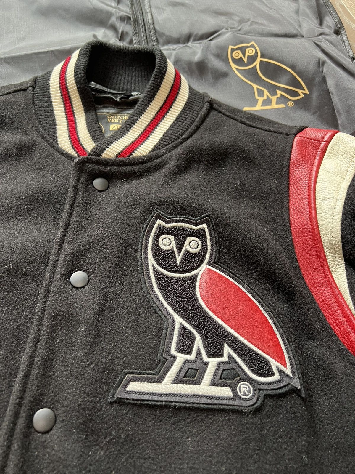 Drake OVO SOPHOMORE JACKET - BLACK TEAM VARSITY JACKET 2018 Size US XL / EU 56 / 4 - 1 Thumbnail