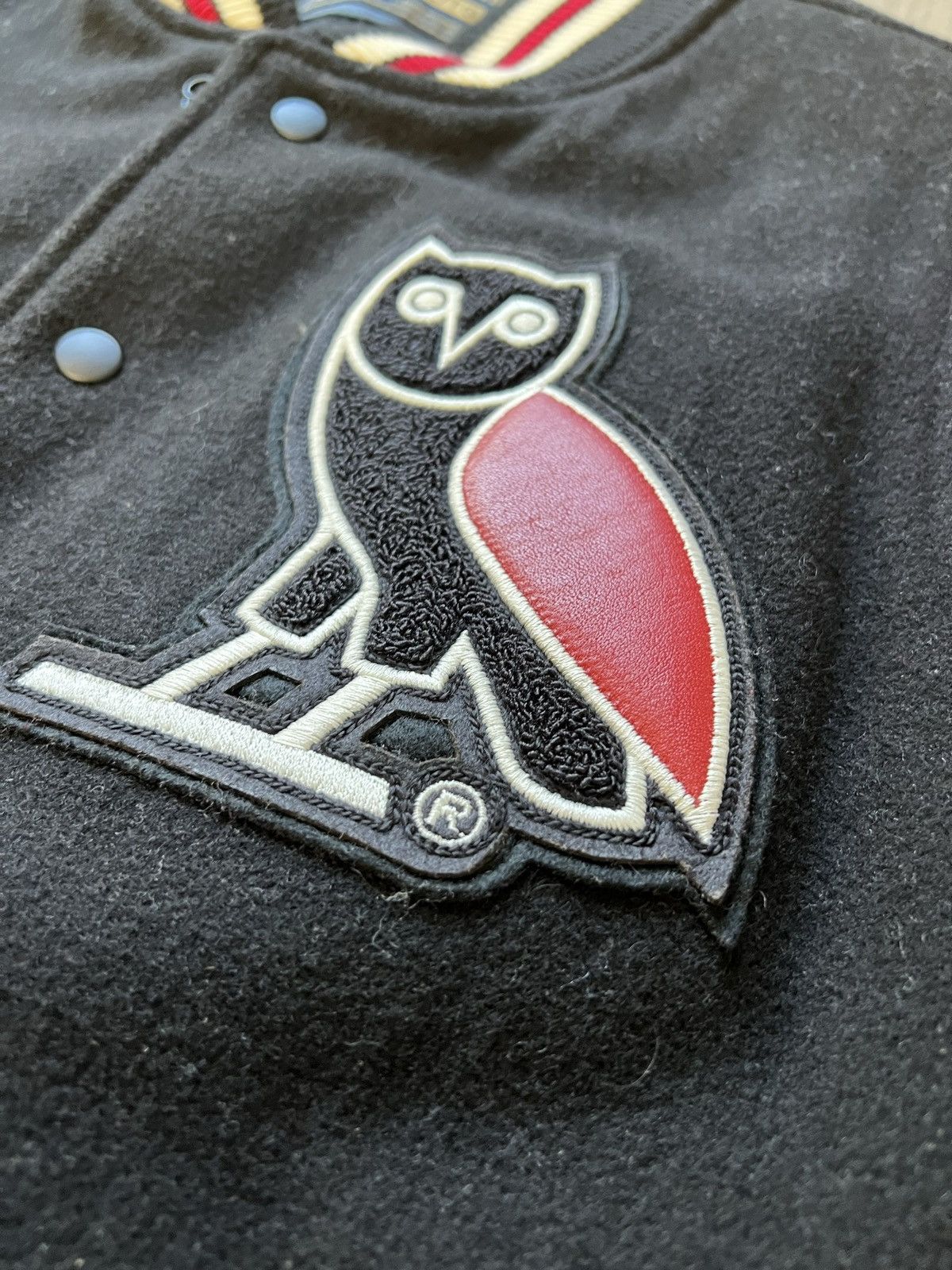 Drake OVO SOPHOMORE JACKET - BLACK TEAM VARSITY JACKET 2018 Size US XL / EU 56 / 4 - 4 Thumbnail