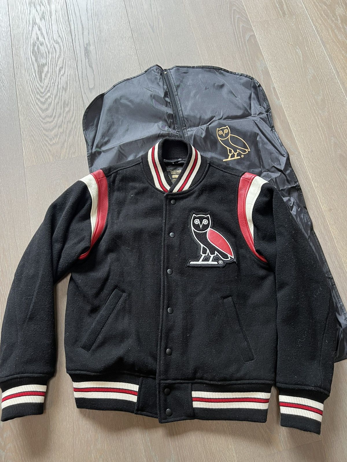 Drake OVO SOPHOMORE JACKET - BLACK TEAM VARSITY JACKET 2018 Size US XL / EU 56 / 4 - 2 Thumbnail