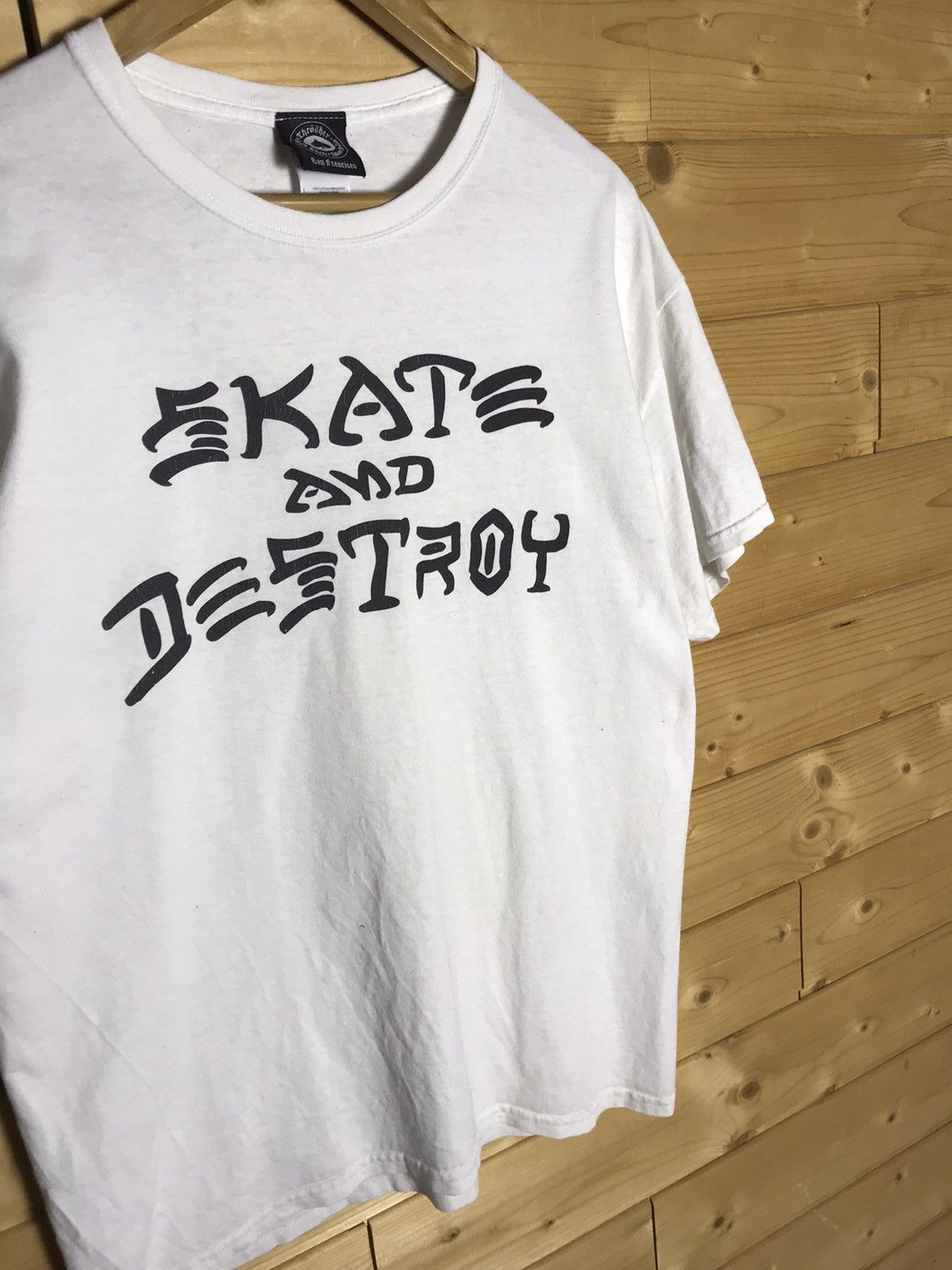 Thrasher Vintage Thrasher skate and destroy t-shirt Size US L / EU 52-54 / 3 - 3 Thumbnail