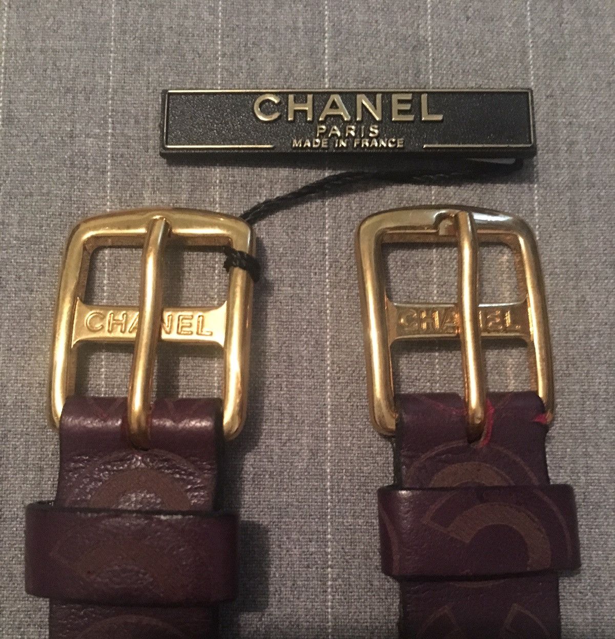 Chanel 2001 COCO Double Strap Cuff Bracelet Size ONE SIZE - 6 Thumbnail