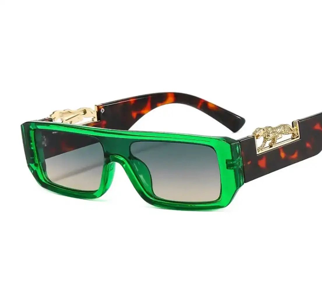 Electric Visual Green Frame Leopard Sunglasess Size ONE SIZE - 1 Thumbnail
