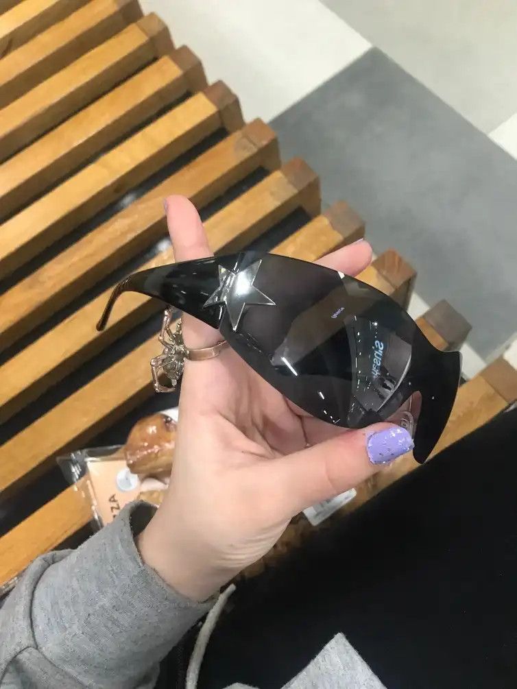 Electric Visual Trendy Star Rimless Sunglasess Size ONE SIZE - 1 Thumbnail