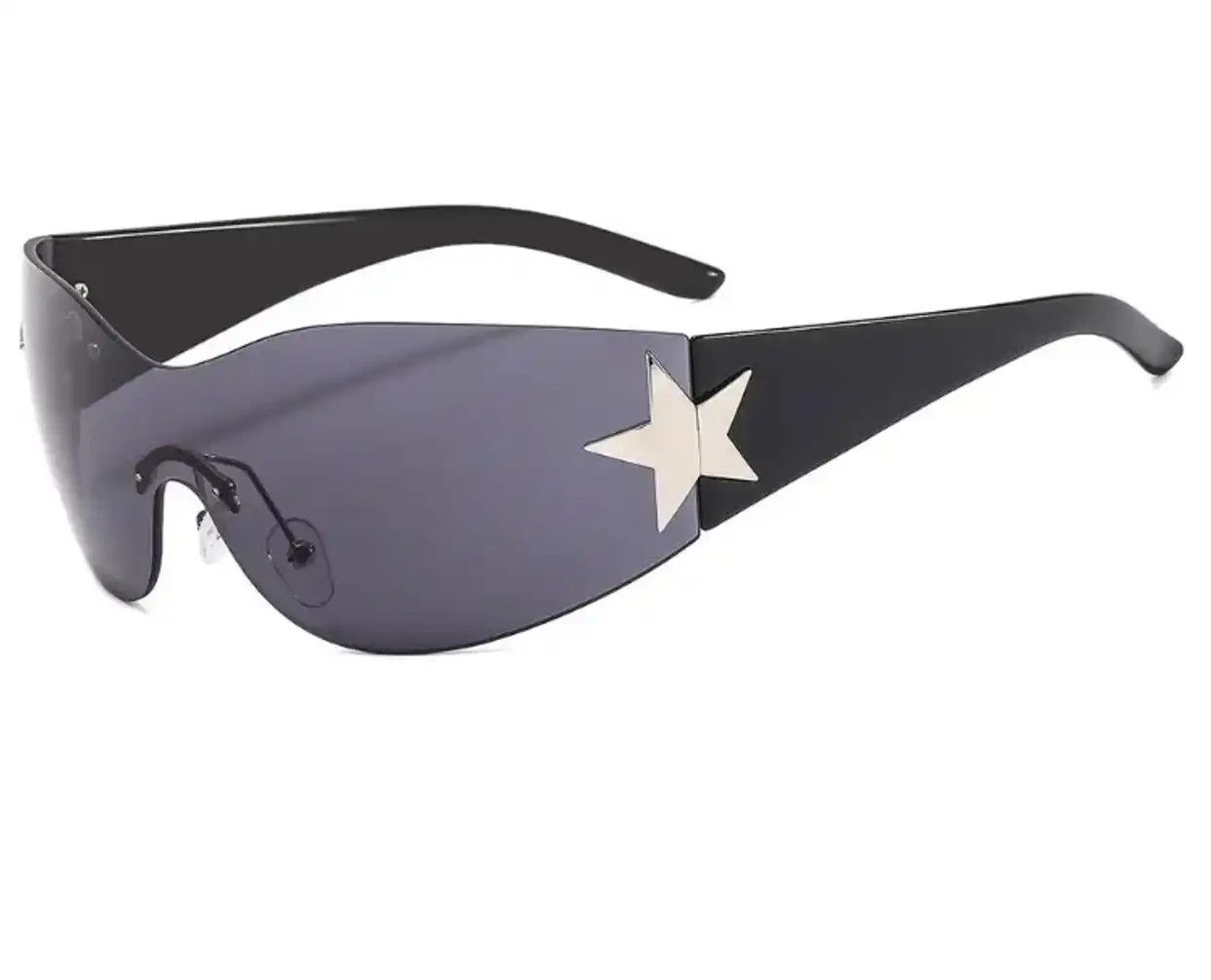 Electric Visual Trendy Star Rimless Sunglasess Size ONE SIZE - 3 Thumbnail
