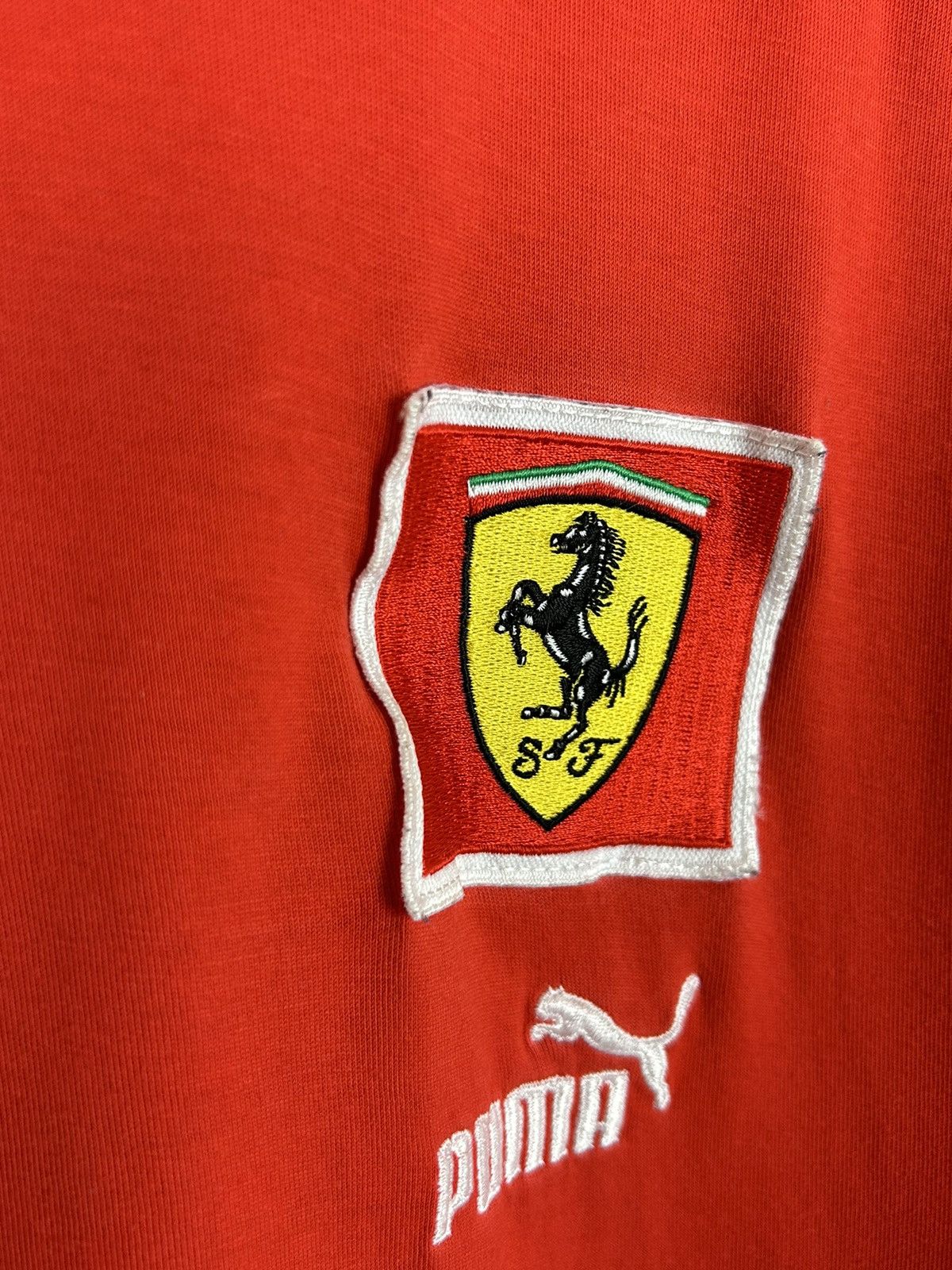 Ferrari Vintage Puma Ferrari Formula Uno F1 Racing Patches T-Shirt Size US L / EU 52-54 / 3 - 3 Thumbnail