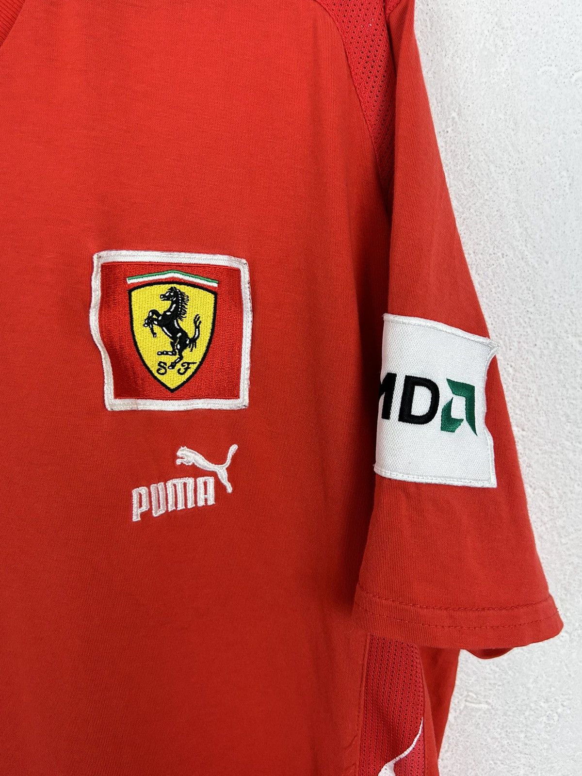 Ferrari Vintage Puma Ferrari Formula Uno F1 Racing Patches T-Shirt Size US L / EU 52-54 / 3 - 2 Thumbnail