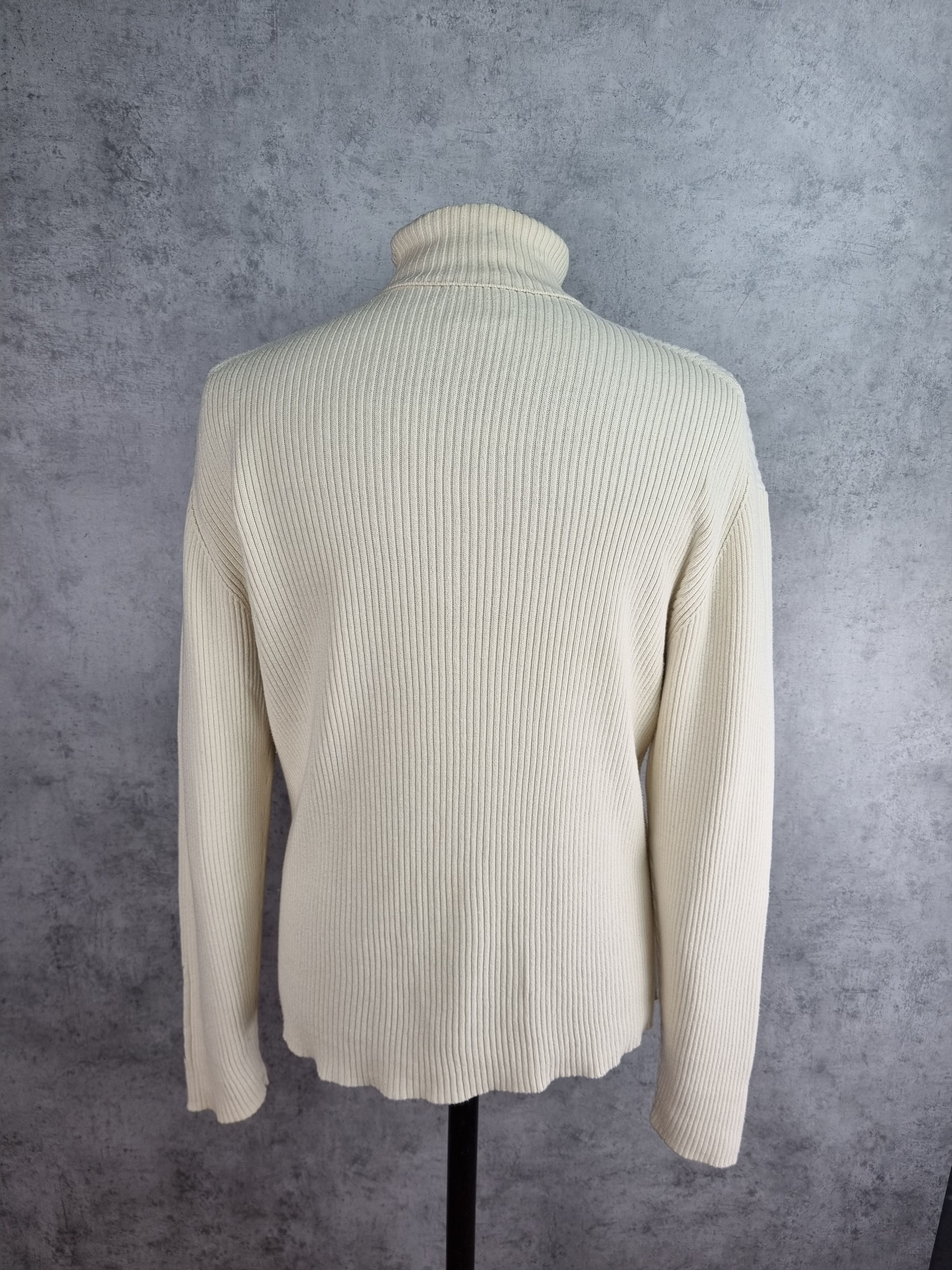 Polo Ralph Lauren Polo Jeans Ralph Lauren Turtle Neck Pearl Color Sweater Size US L / EU 52-54 / 3 - 6 Thumbnail
