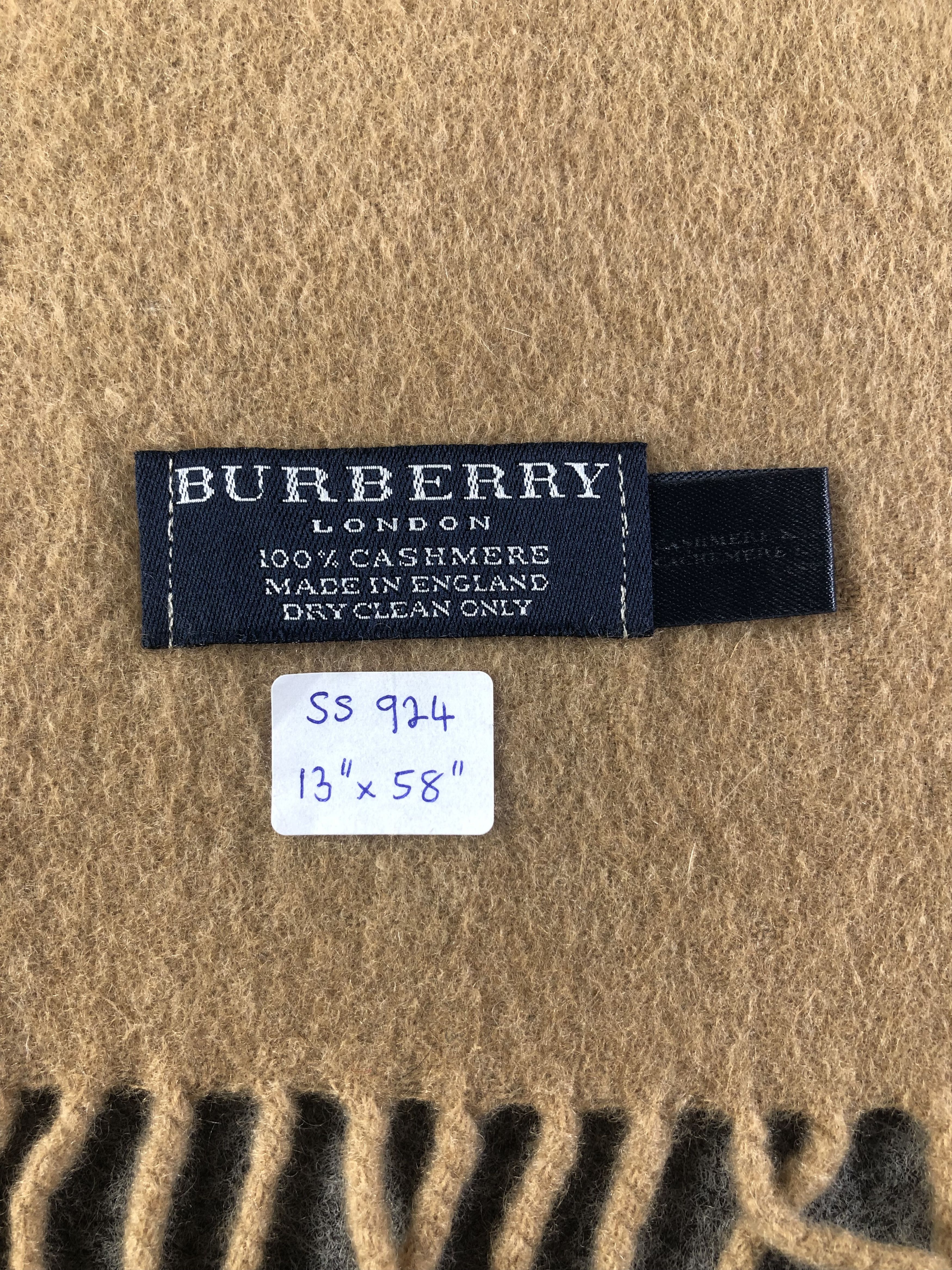 Burberry Burberry Cashmere Scarf / Muffler / Neckwear Size ONE SIZE - 5 Thumbnail