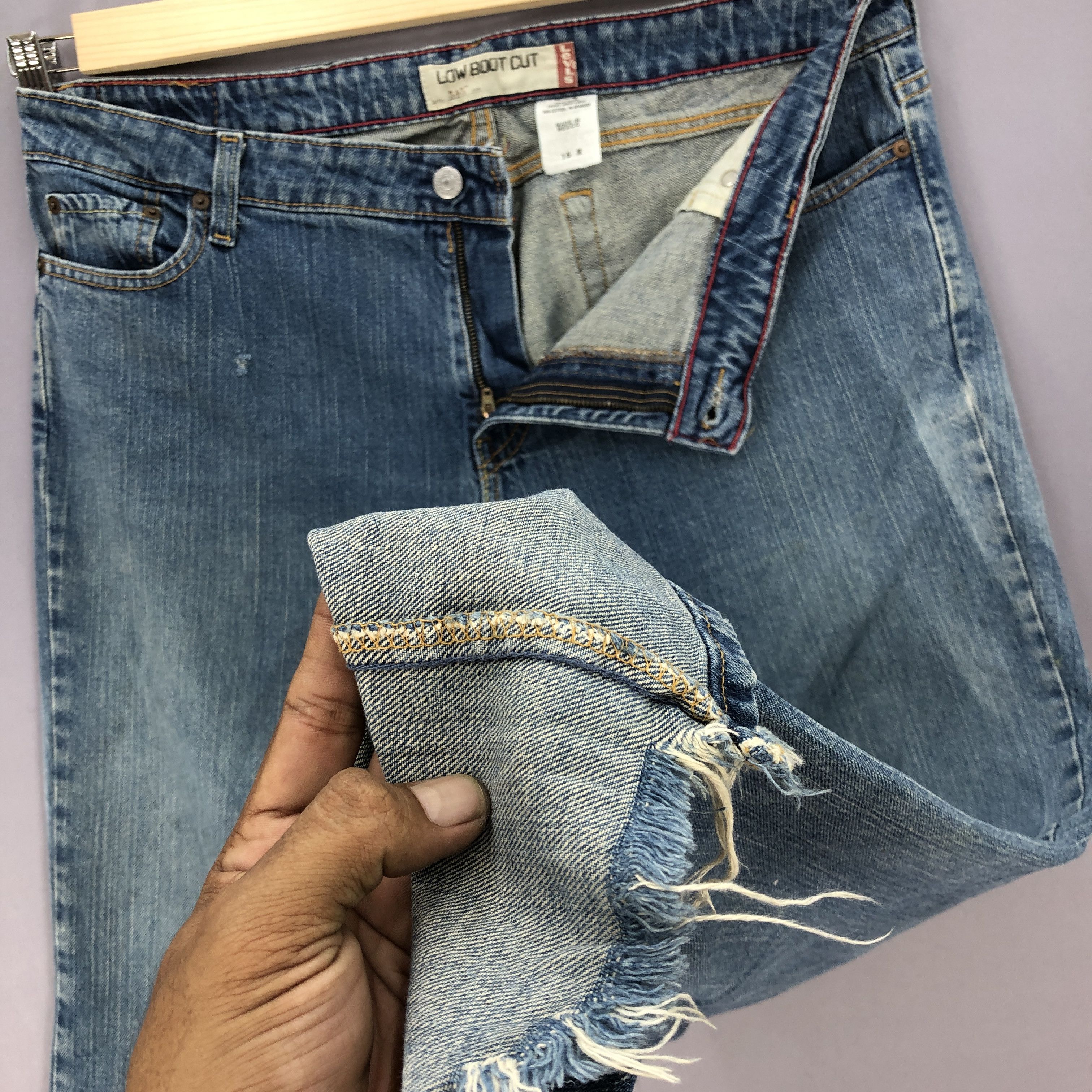Levi's Vintage Levis Bell Bottom Jeans Levi's Flare Boot Cut Denim Size US 38 / EU 54 - 8 Thumbnail
