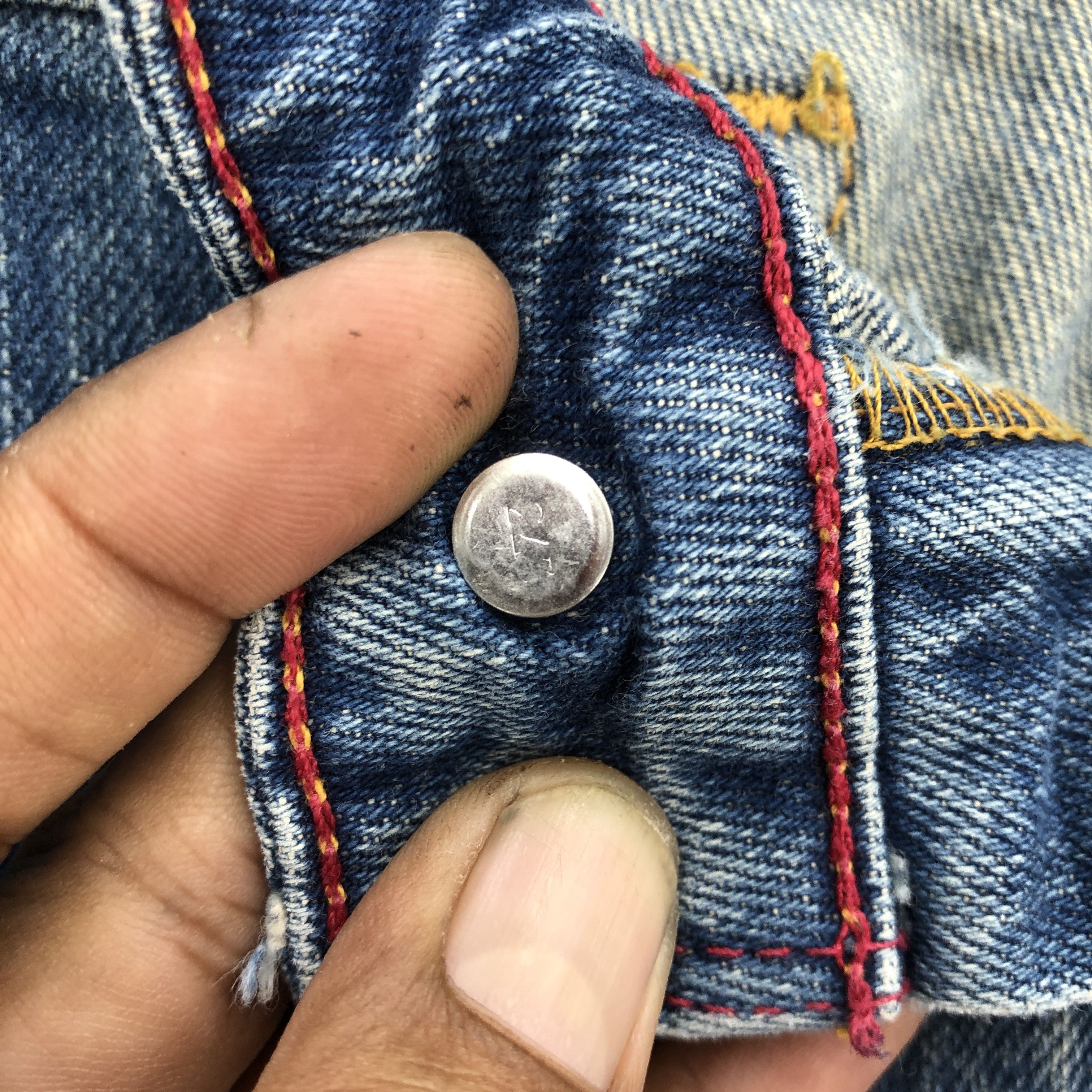 Levi's Vintage Levis Bell Bottom Jeans Levi's Flare Boot Cut Denim Size US 38 / EU 54 - 7 Thumbnail