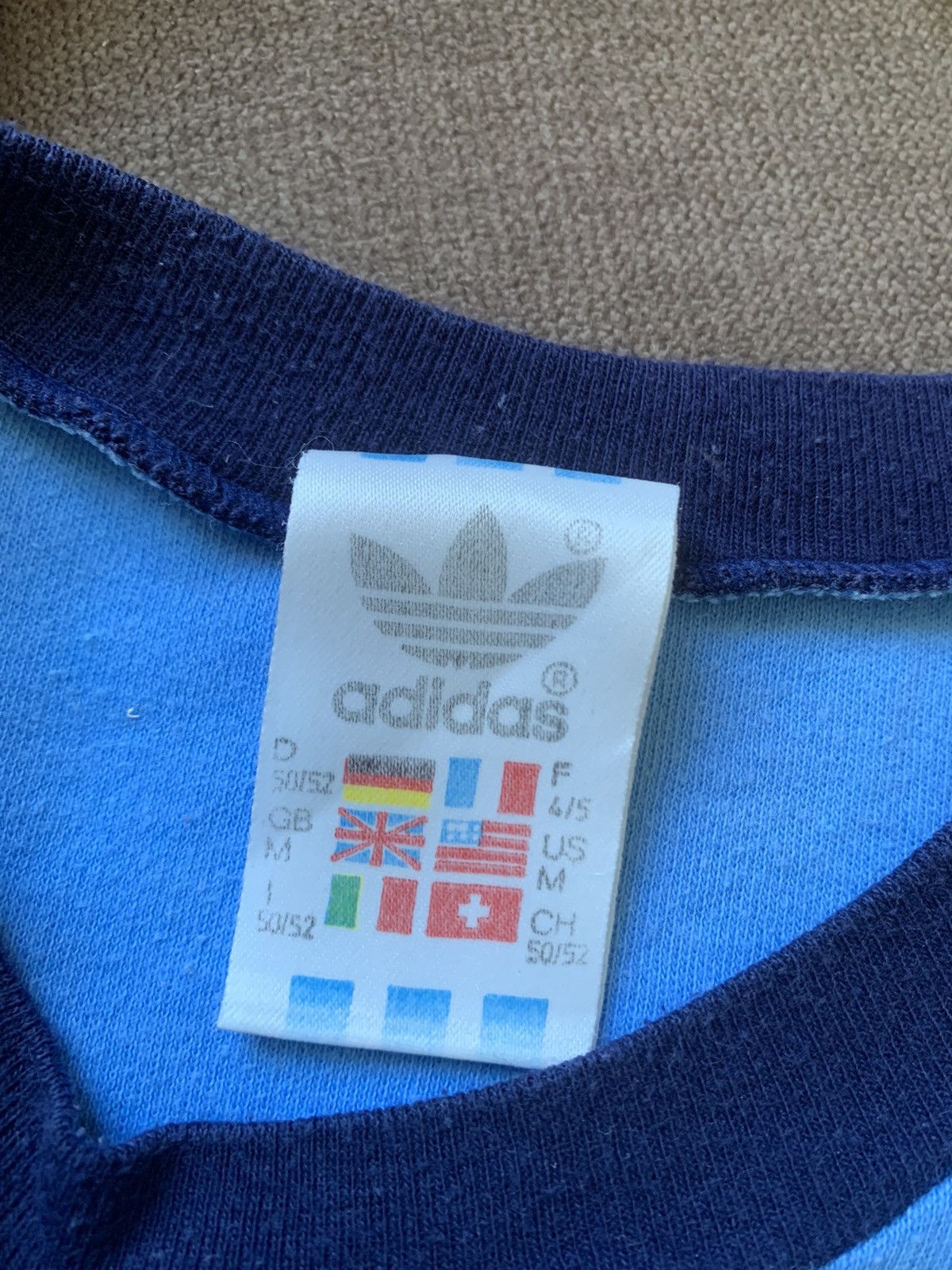 Adidas adidas trikot 1984 Shirt München Vintage Oldschool Retro 80 Size US M / EU 48-50 / 2 - 7 Thumbnail