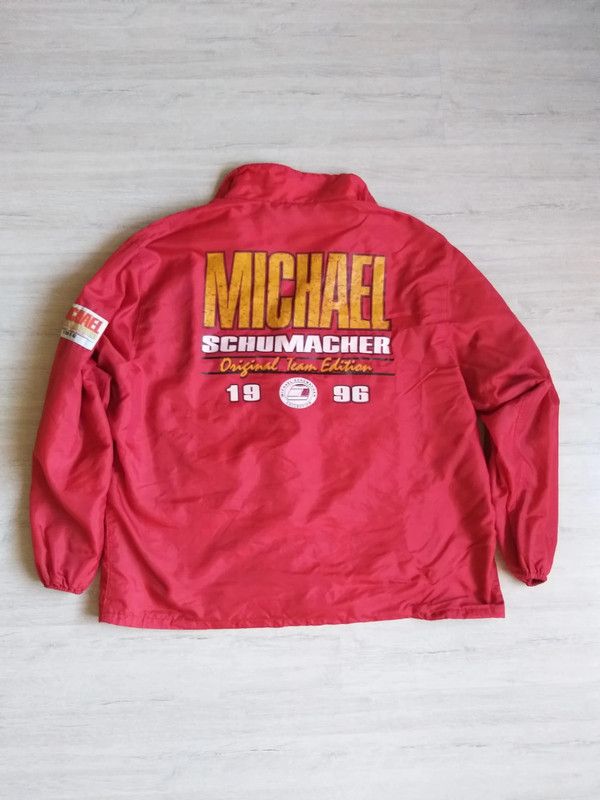 image of Racing Michael Schumacher Original Team Edition 1996 Jacket Vintage in Red, Men's (Size 2XL)