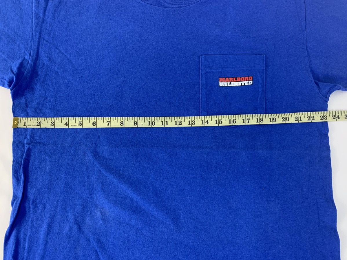 Marlboro RARE Vintage 90s Marlboro Unlimited USA Pocket Tee Tobacco Size US XL / EU 56 / 4 - 10 Thumbnail