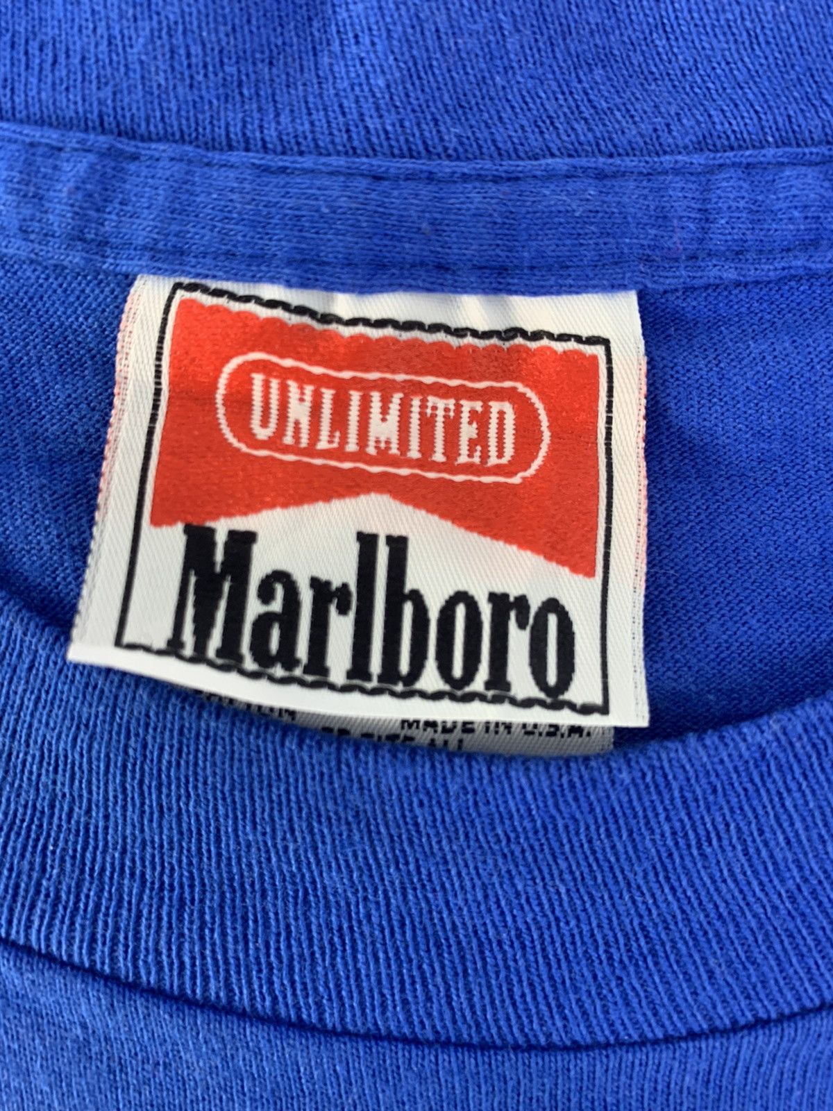Marlboro RARE Vintage 90s Marlboro Unlimited USA Pocket Tee Tobacco Size US XL / EU 56 / 4 - 6 Thumbnail
