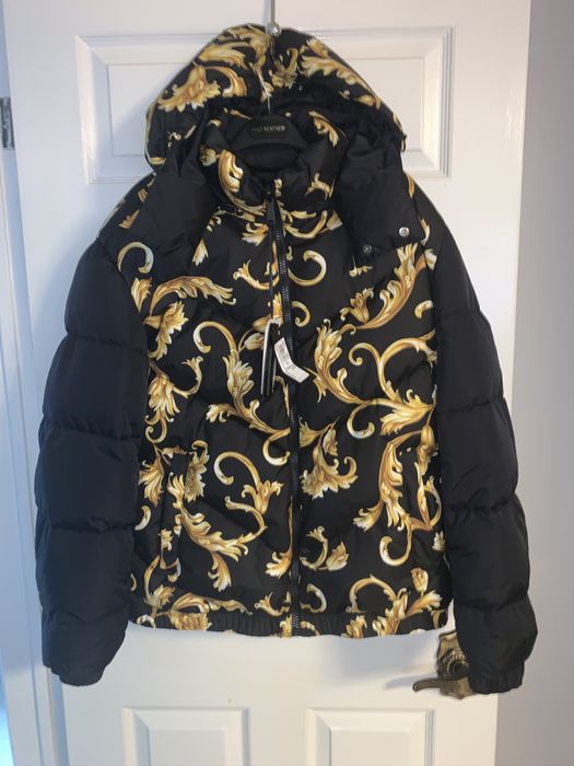 Versace VERSACE REVERSIBLE DOWN PUFFER JACKET SIZE 50 M/L | Grailed