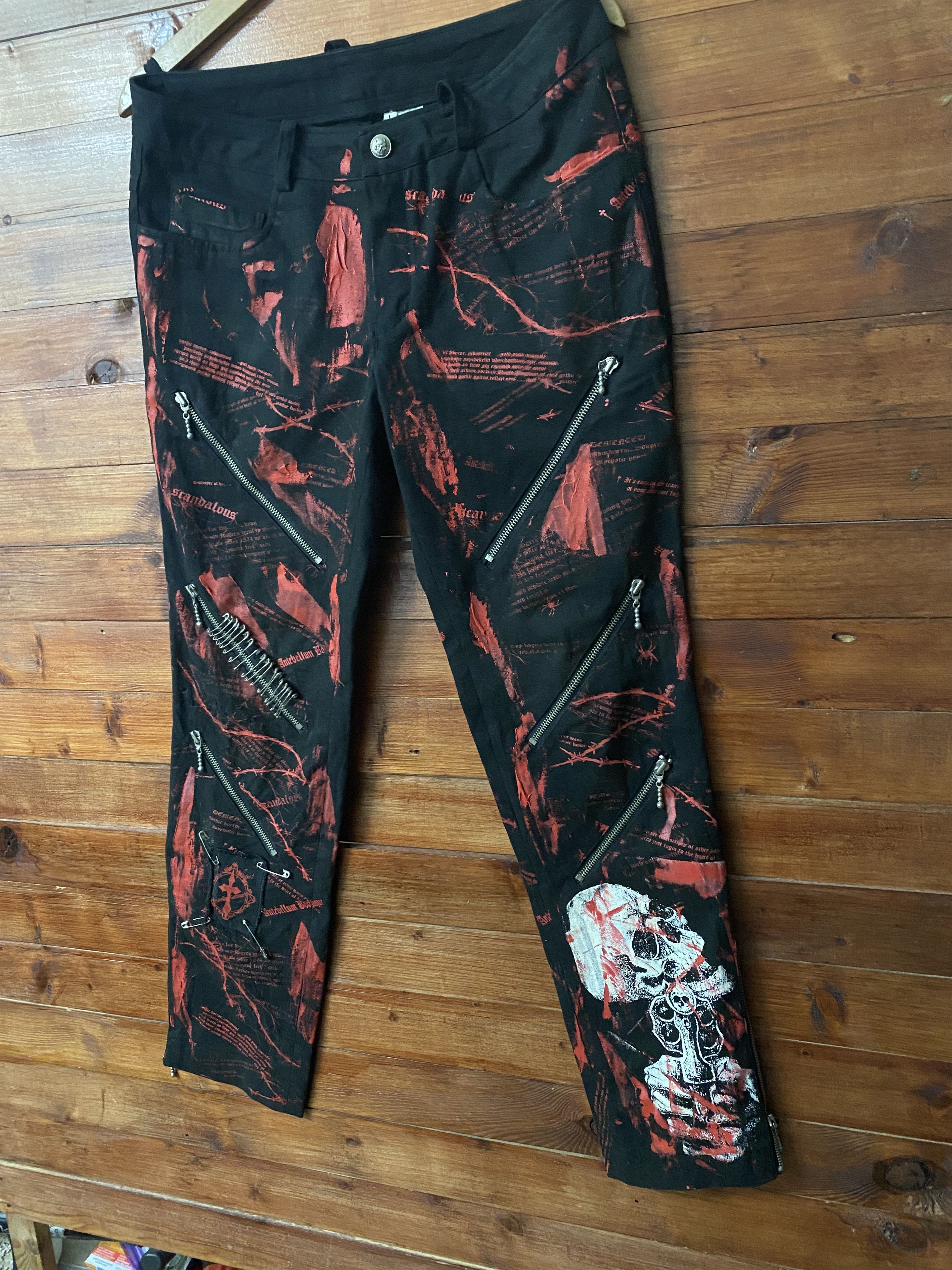 Japanese Brand Seditionaries scandalous pants punk style Size US 32 / EU 48 - 3 Thumbnail
