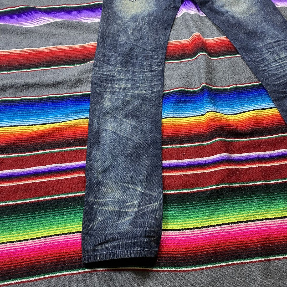 Hysteric Glamour Vintage Semantic Design Skull Distressed Denim Size US 33 - 15 Thumbnail