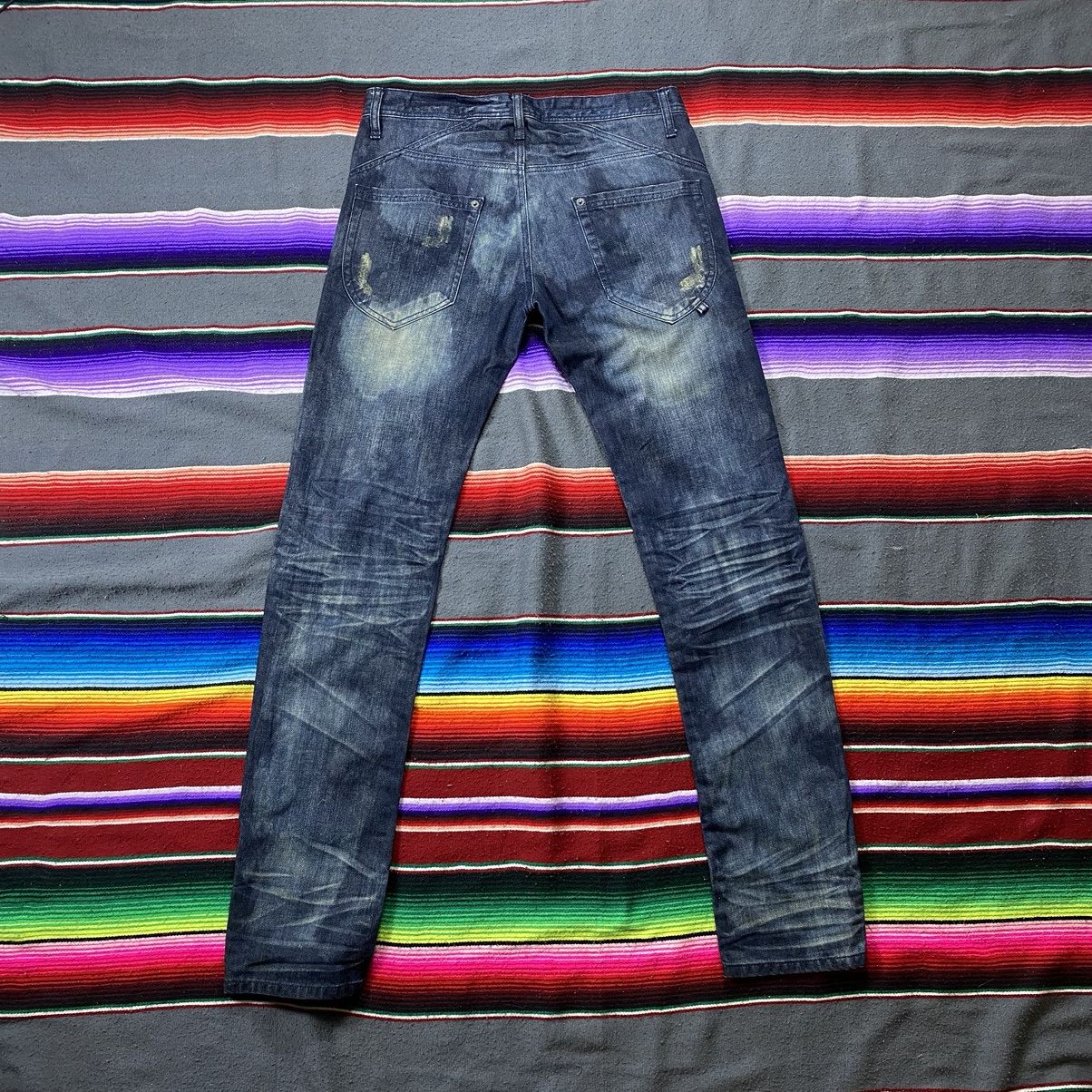 Hysteric Glamour Vintage Semantic Design Skull Distressed Denim Size US 33 - 12 Thumbnail